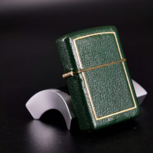 Zippo Xưa 1950 – Green Full Leather Wrap 22