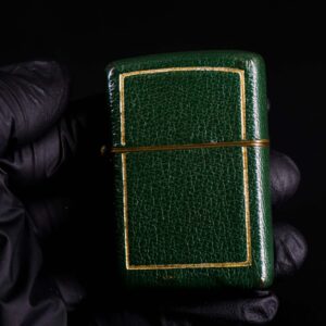 Zippo Xưa 1950 – Green Full Leather Wrap 6