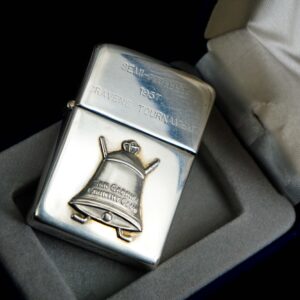 Zippo Xưa 1950s – Sterling – Bạc Nguyên Khối – Bạc Khối 92.5 – San Gabriel Country Club12