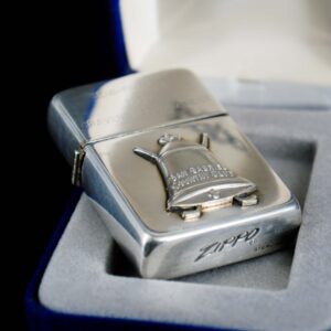 Zippo Xưa 1950s – Sterling – Bạc Nguyên Khối – Bạc Khối 92.5 – San Gabriel Country Club 13