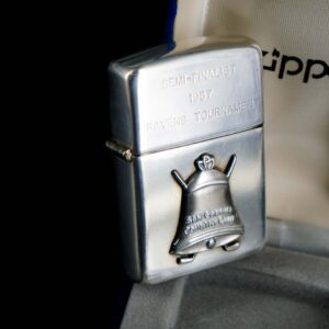 Zippo Xưa 1950s – Sterling – Bạc Nguyên Khối – Bạc Khối 92.5 – San Gabriel Country Club 17