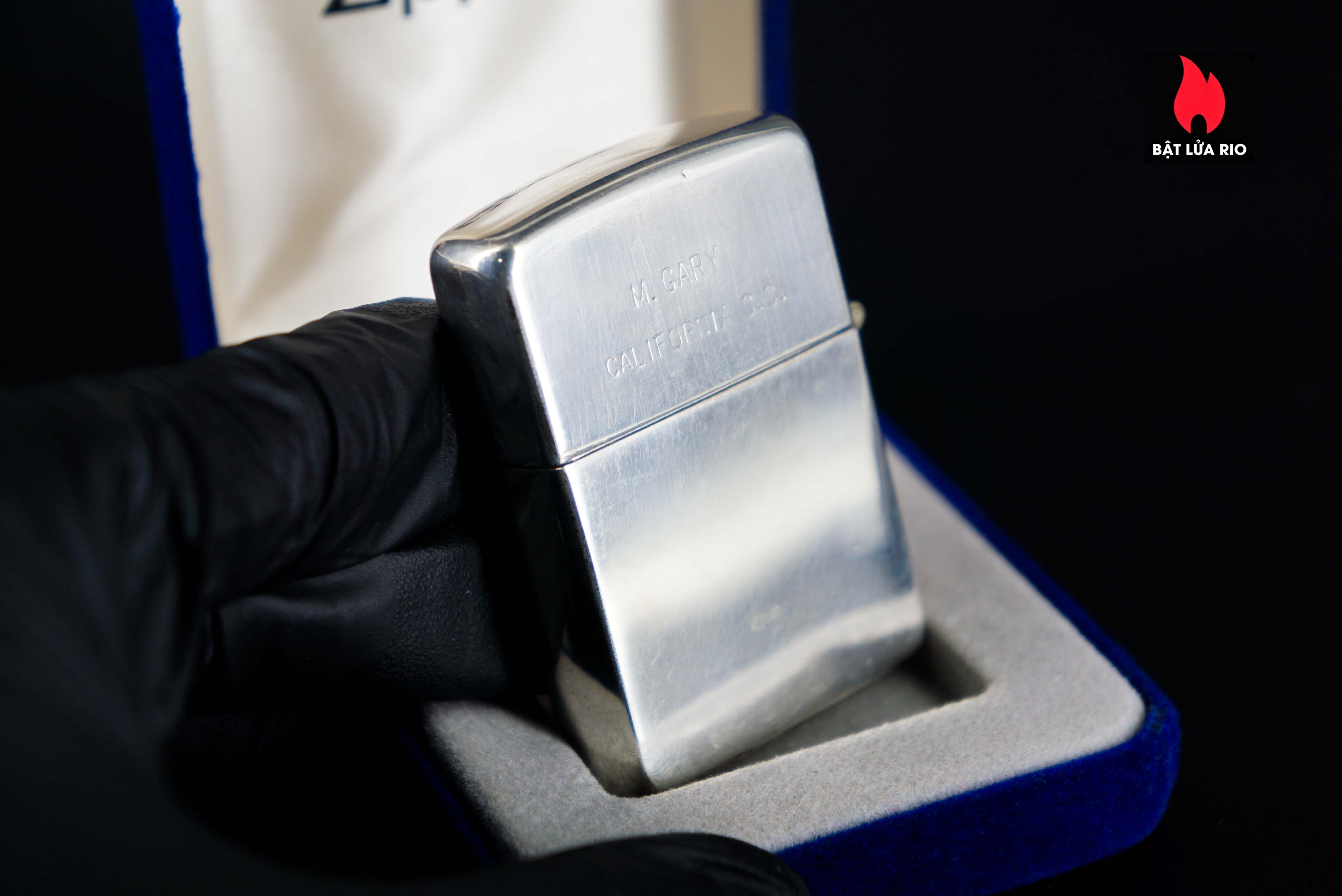 Zippo Xưa 1950s – Sterling – Bạc Nguyên Khối – Bạc Khối 92.5 – San Gabriel Country Club 20