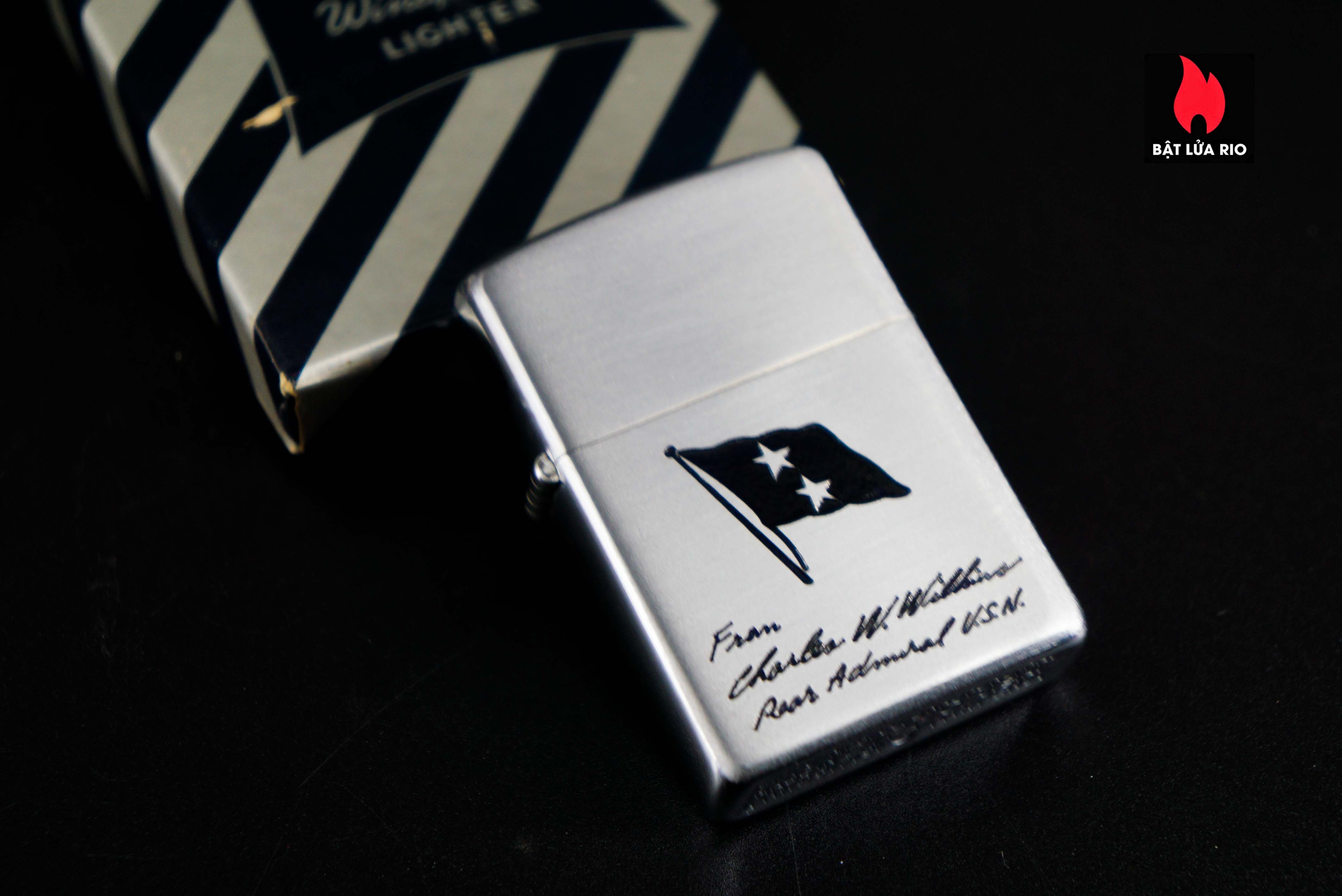 Zippo Xưa 1953 – Rear Admiral Charles W. Wilkins – U.S. Navy 50 Zippo Xưa 1953 – Rear Admiral Charles W. Wilkins – U.S. Navy 15