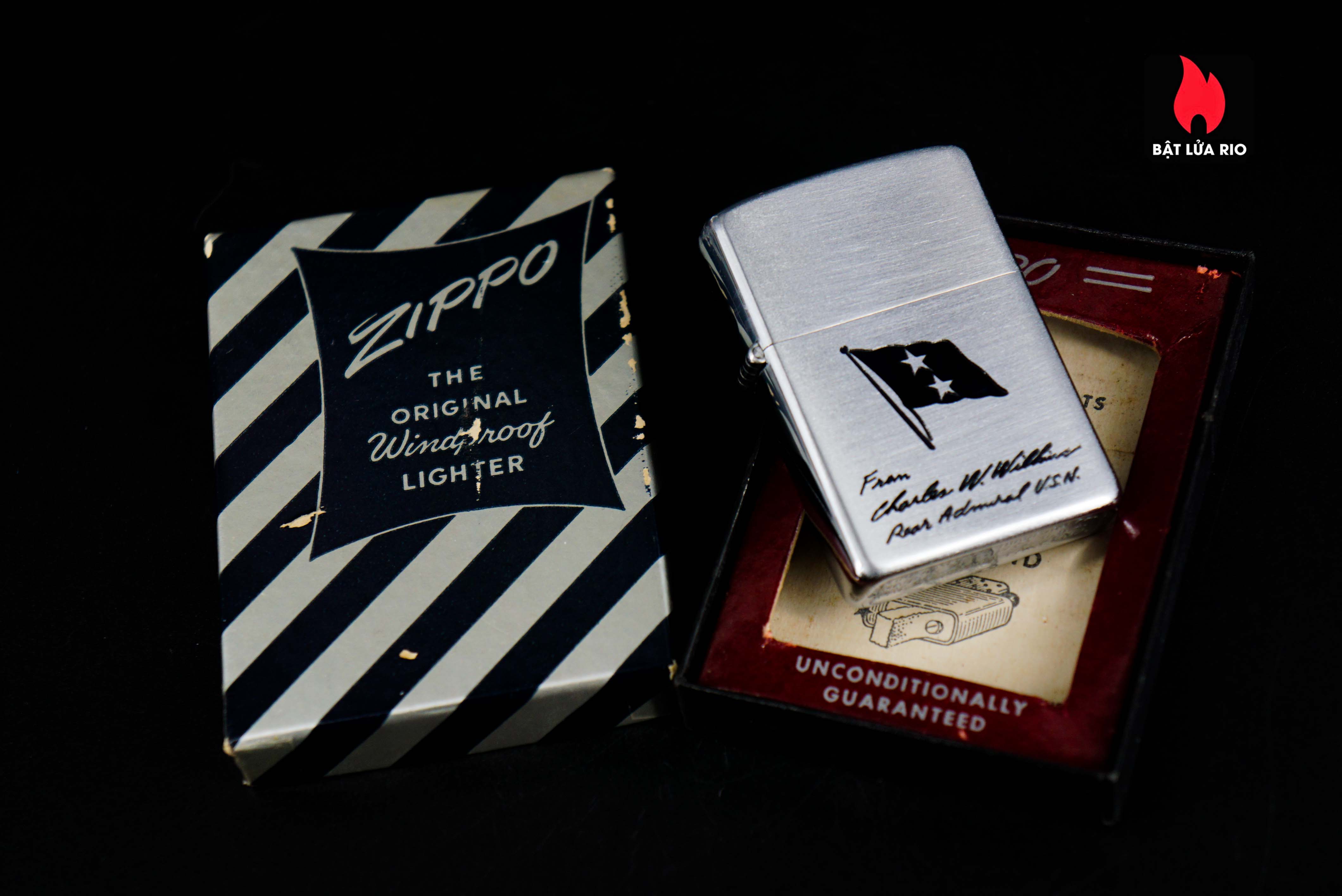 Zippo Xưa 1953 – Rear Admiral Charles W. Wilkins – U.S. Navy 45 Zippo Xưa 1953 – Rear Admiral Charles W. Wilkins – U.S. Navy 20
