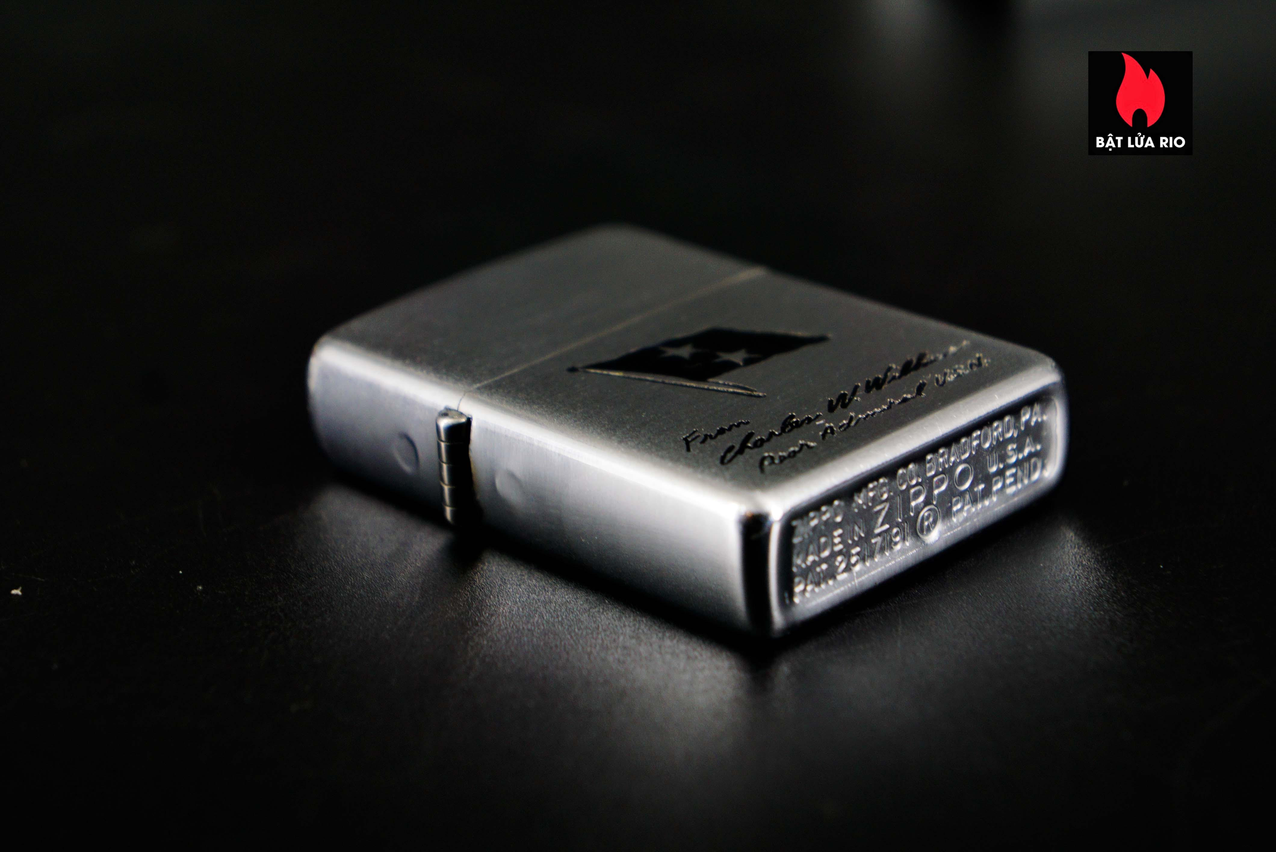 Zippo Xưa 1953 – Rear Admiral Charles W. Wilkins – U.S. Navy 59 Zippo Xưa 1953 – Rear Admiral Charles W. Wilkins – U.S. Navy 7