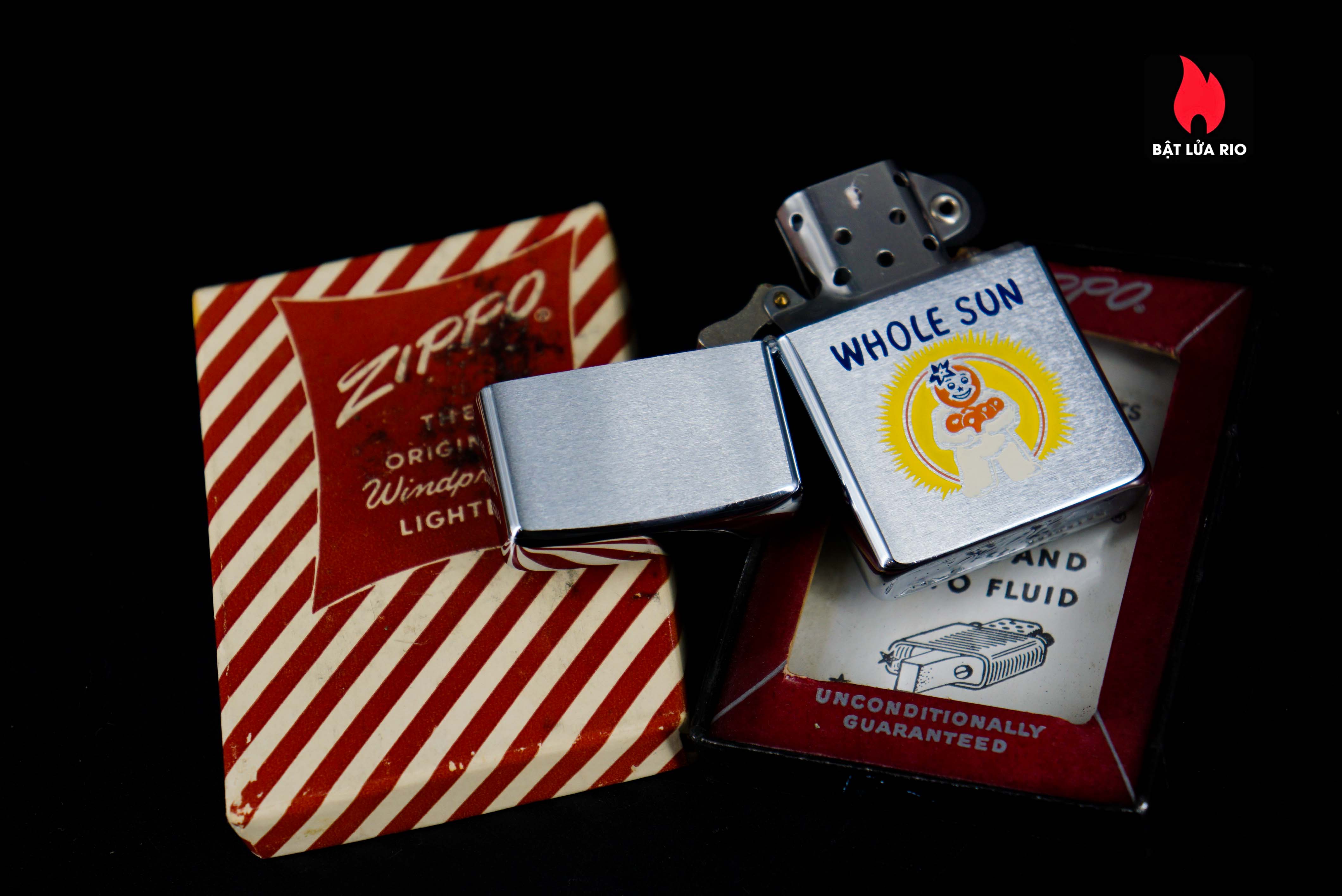 Zippo Xưa 1958 – Whole Sun 18