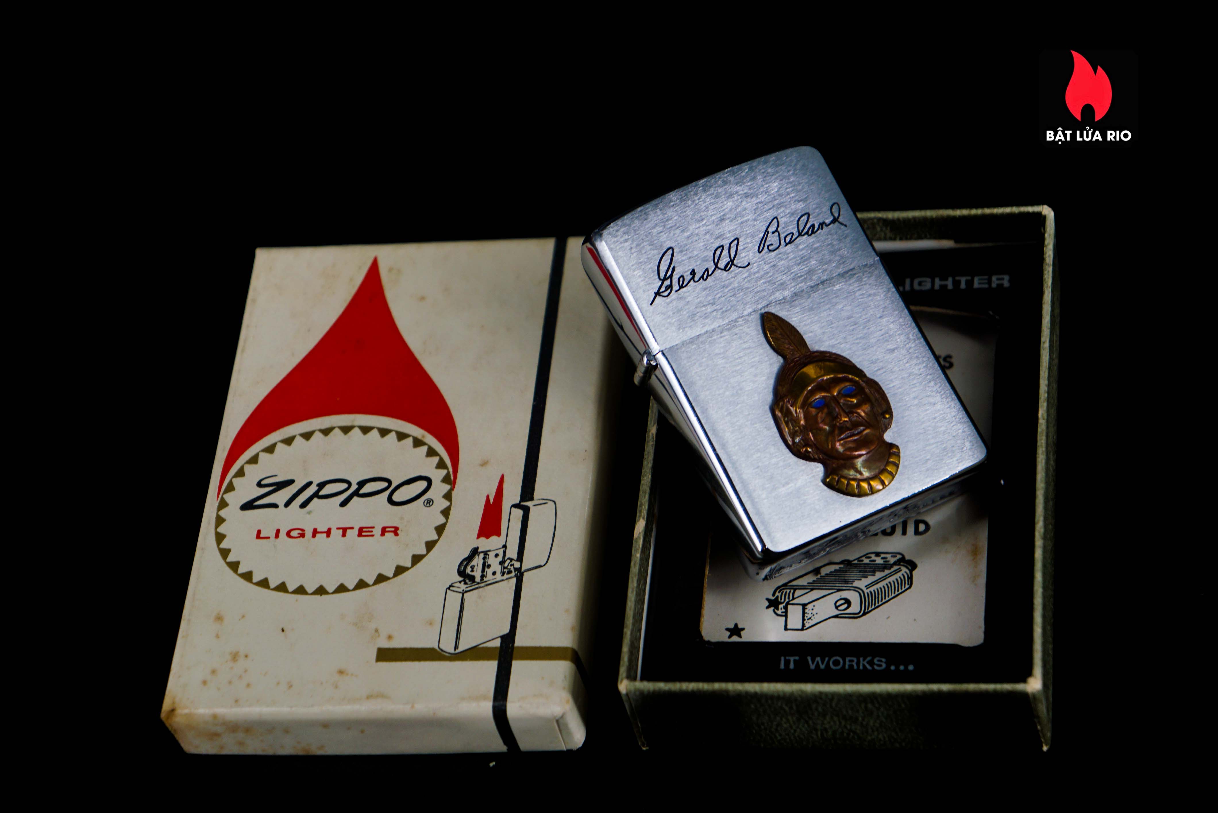 Zippo Xưa 1962 – Navajo – Navajo Gerold Beland 27