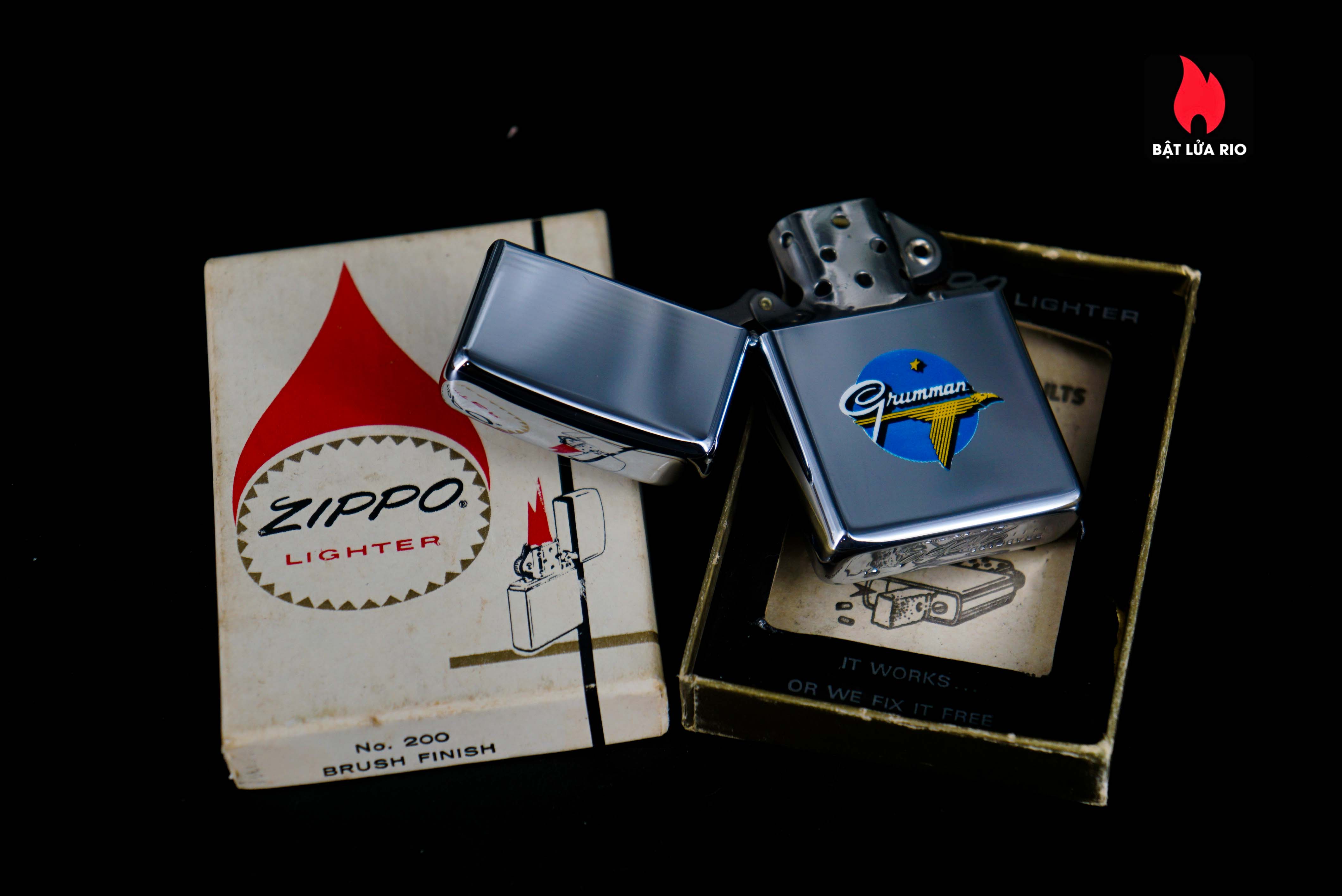 Zippo Xưa 1966 – Grumman Aircraft – Town & Country 22