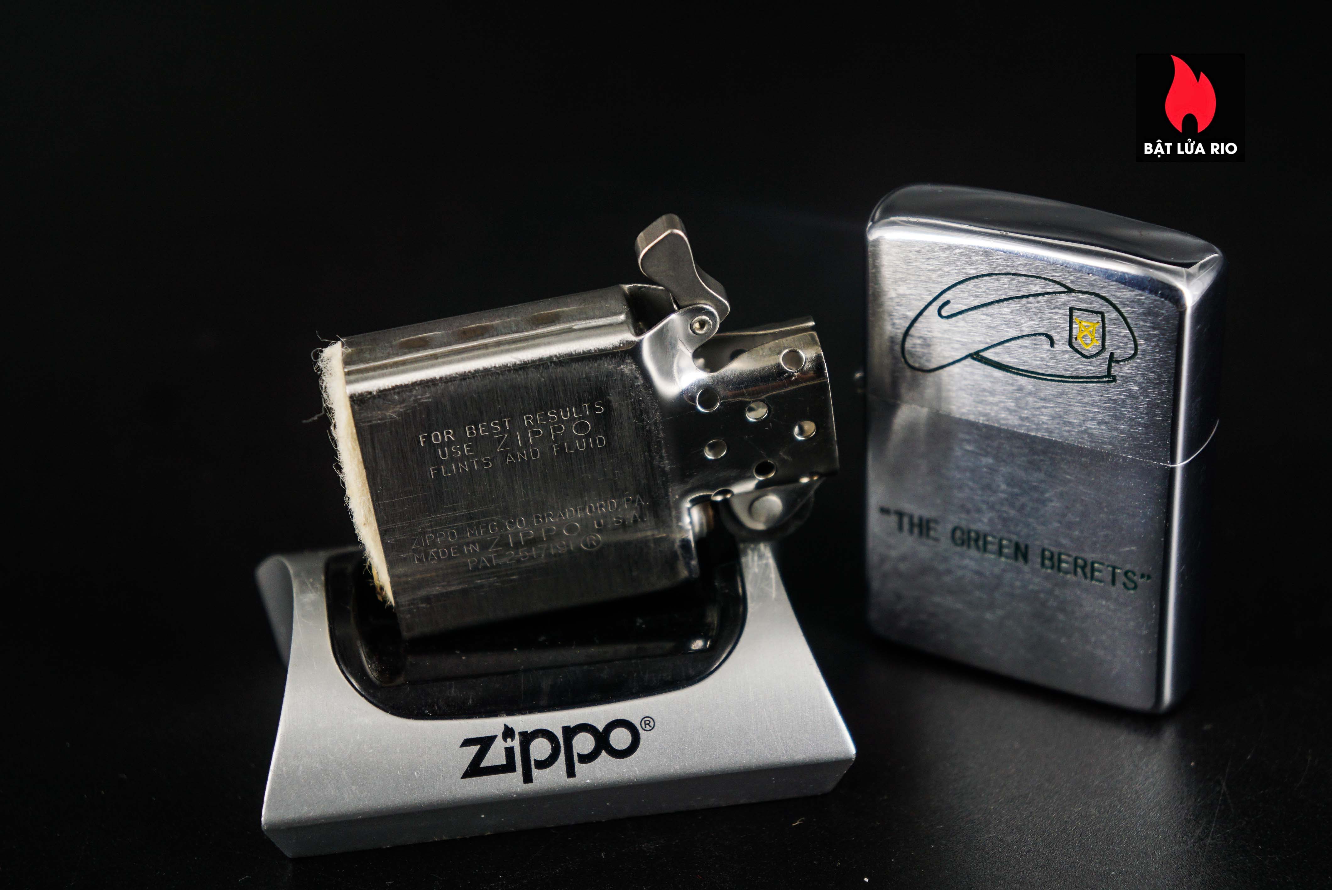 Zippo Xưa 1967 – Alaska 66-68 Danny – Brushed Chrome 2