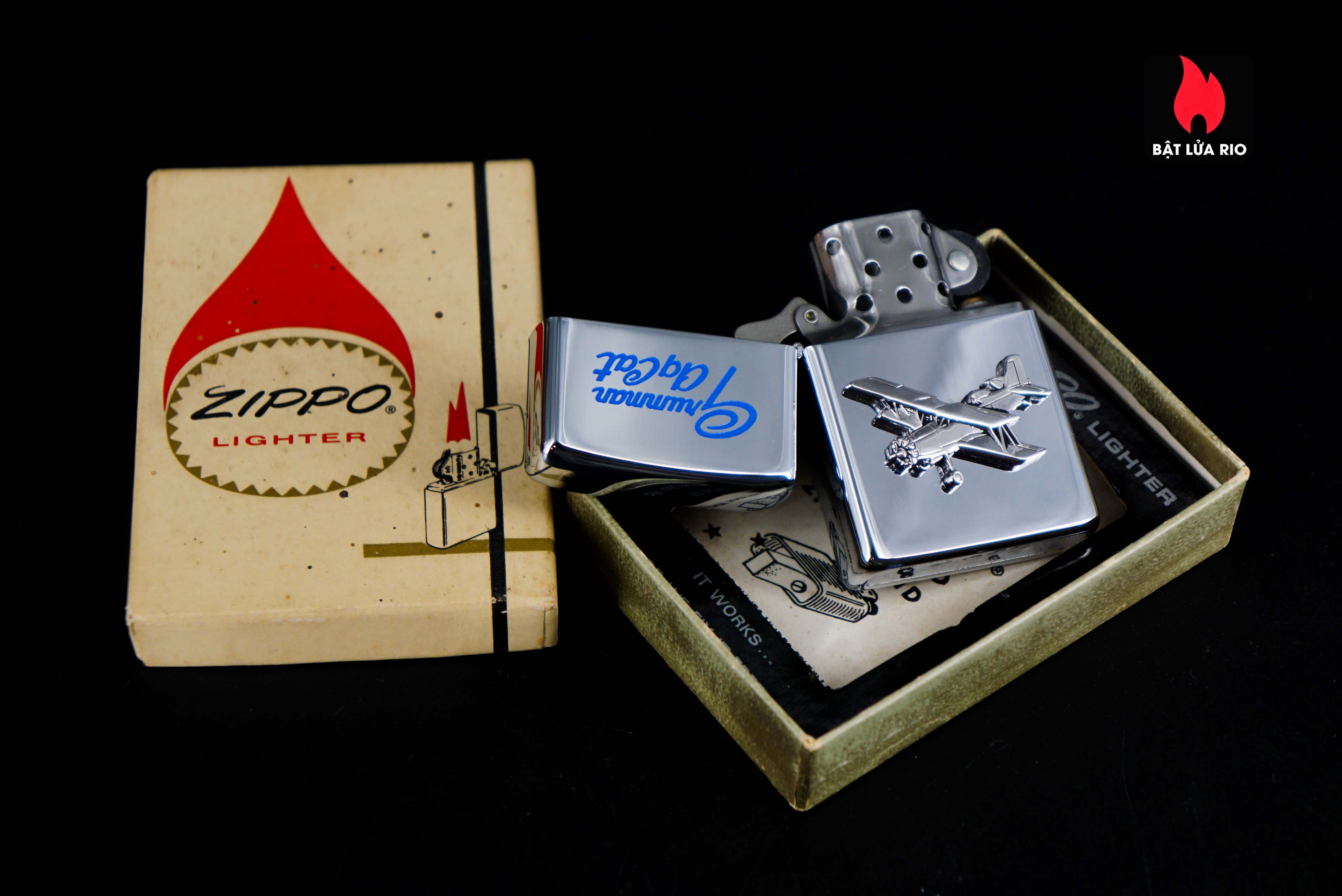 Zippo Xưa 1972 – Grumman AgCat 18