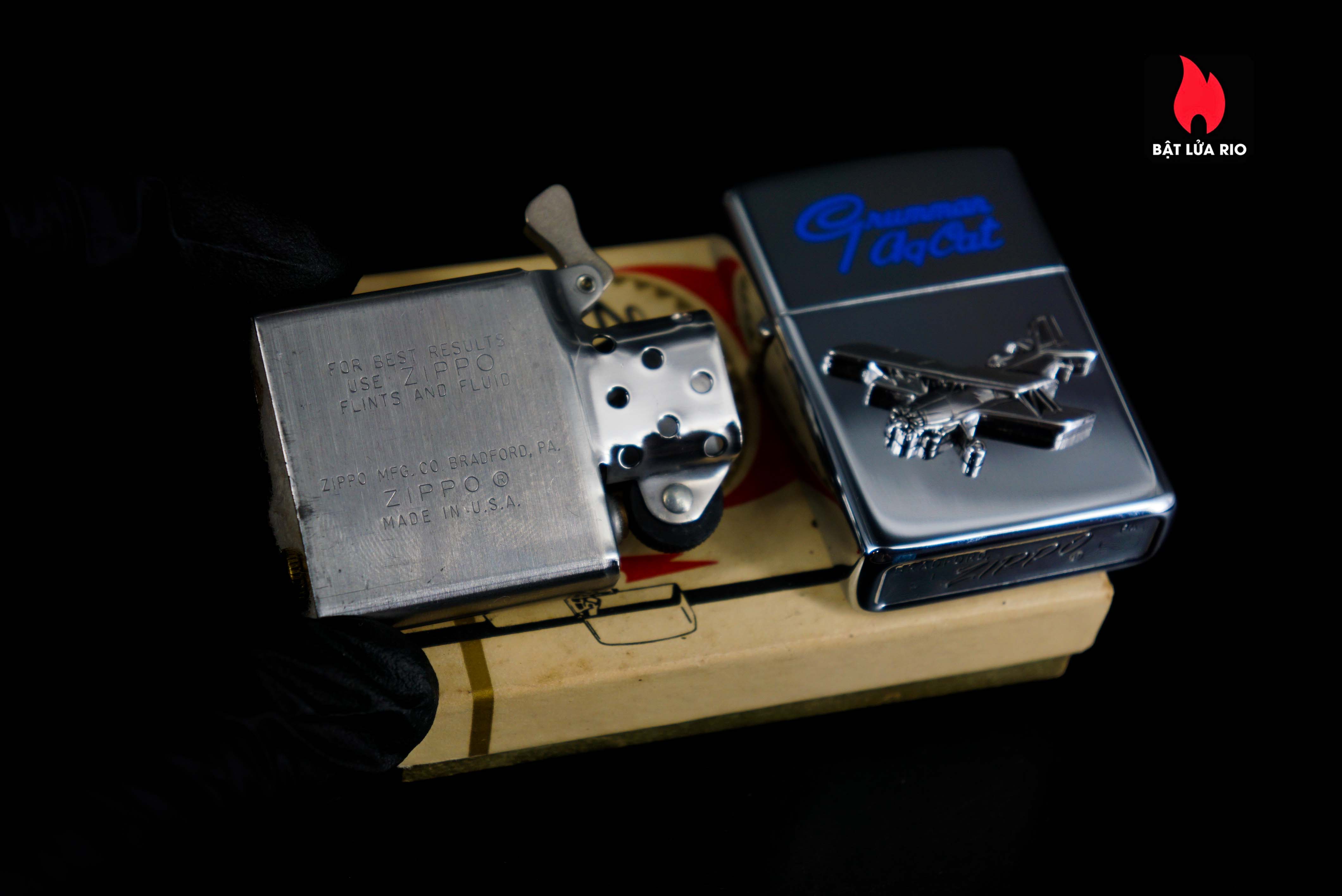 Zippo Xưa 1972 – Grumman AgCat 2