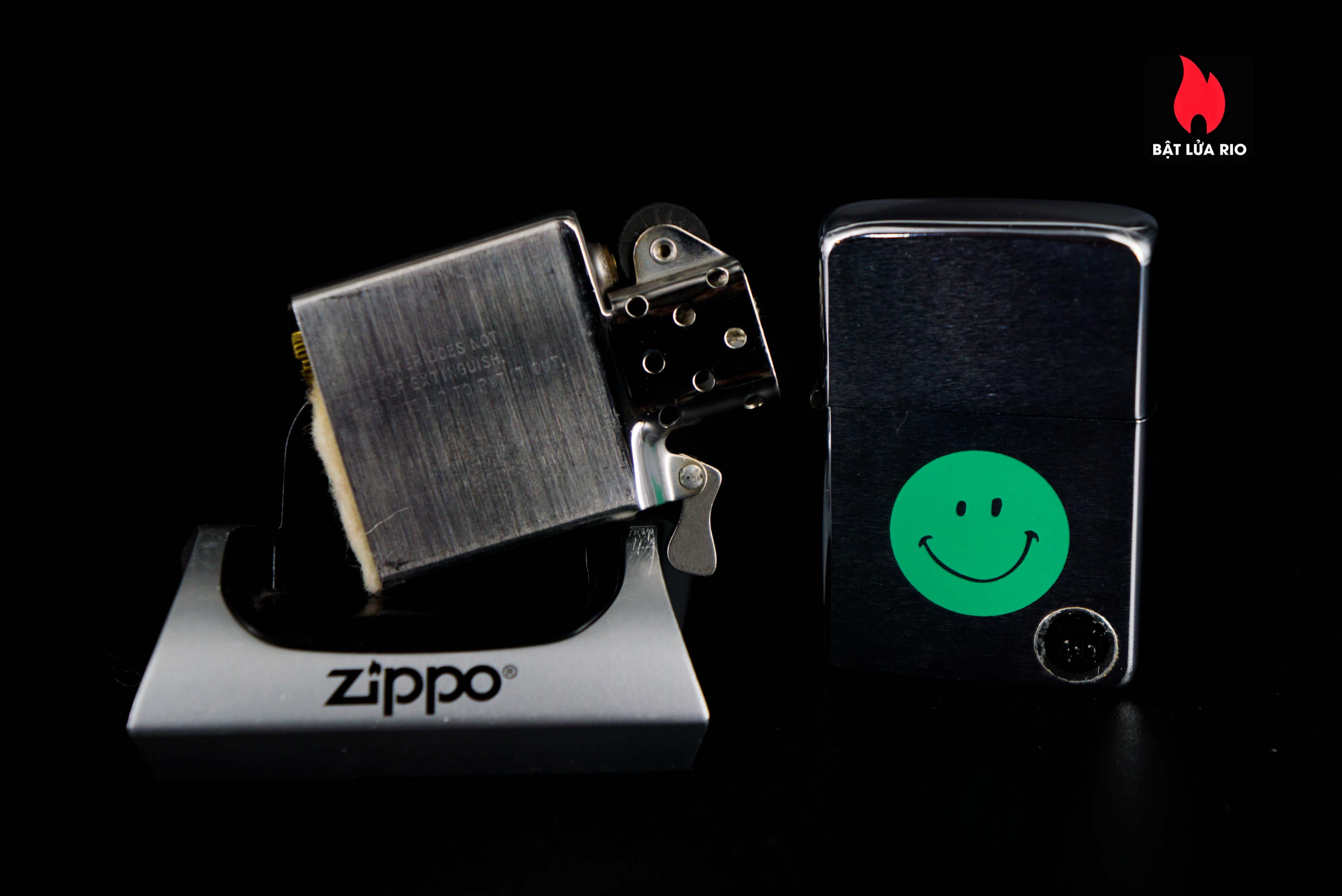 Zippo Xưa 1972 – Smiley Face – Green 57 Zippo Xưa 1972 – Smiley Face – Green 2