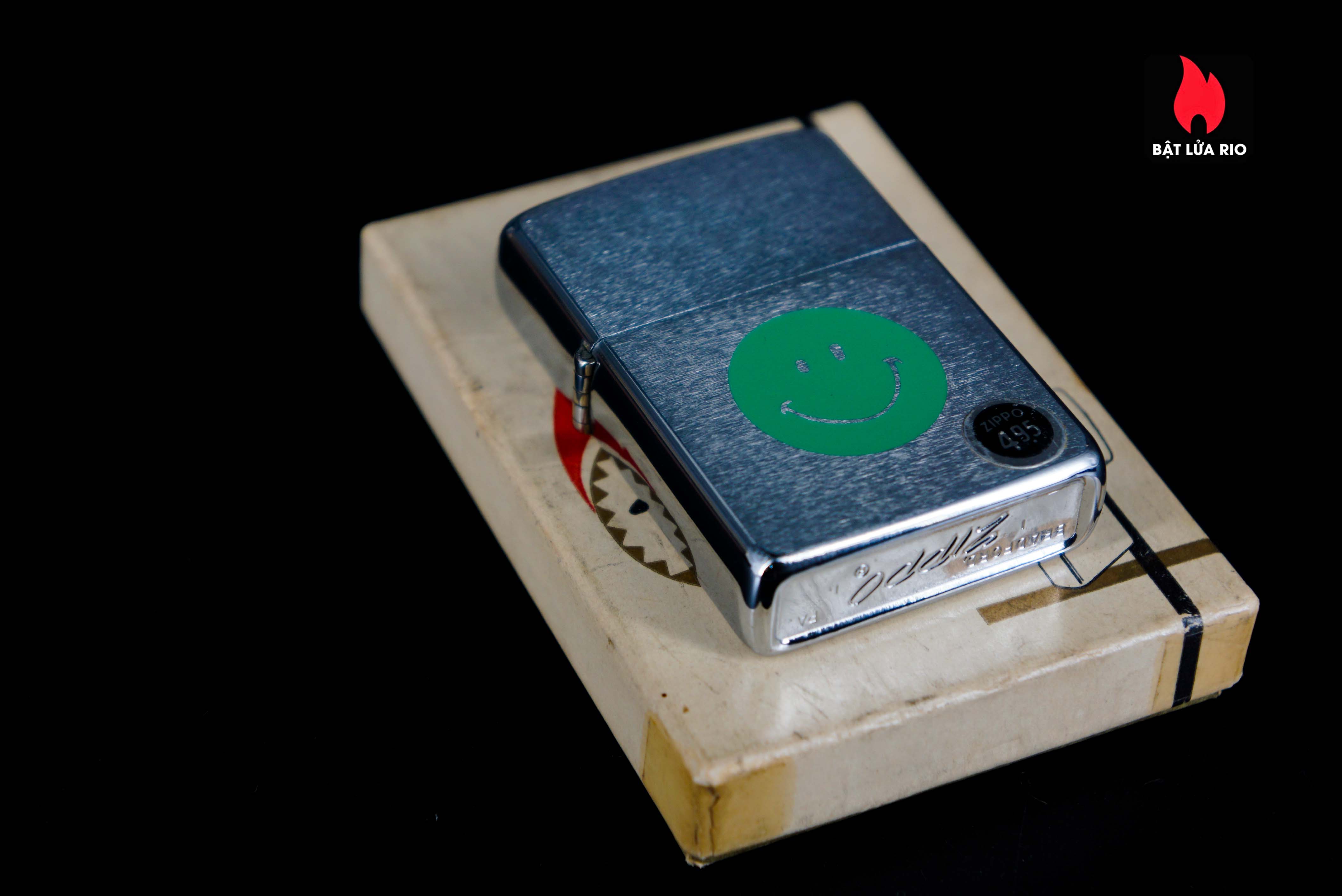 Zippo Xưa 1972 – Smiley Face – Green 51 Zippo Xưa 1972 – Smiley Face – Green 8