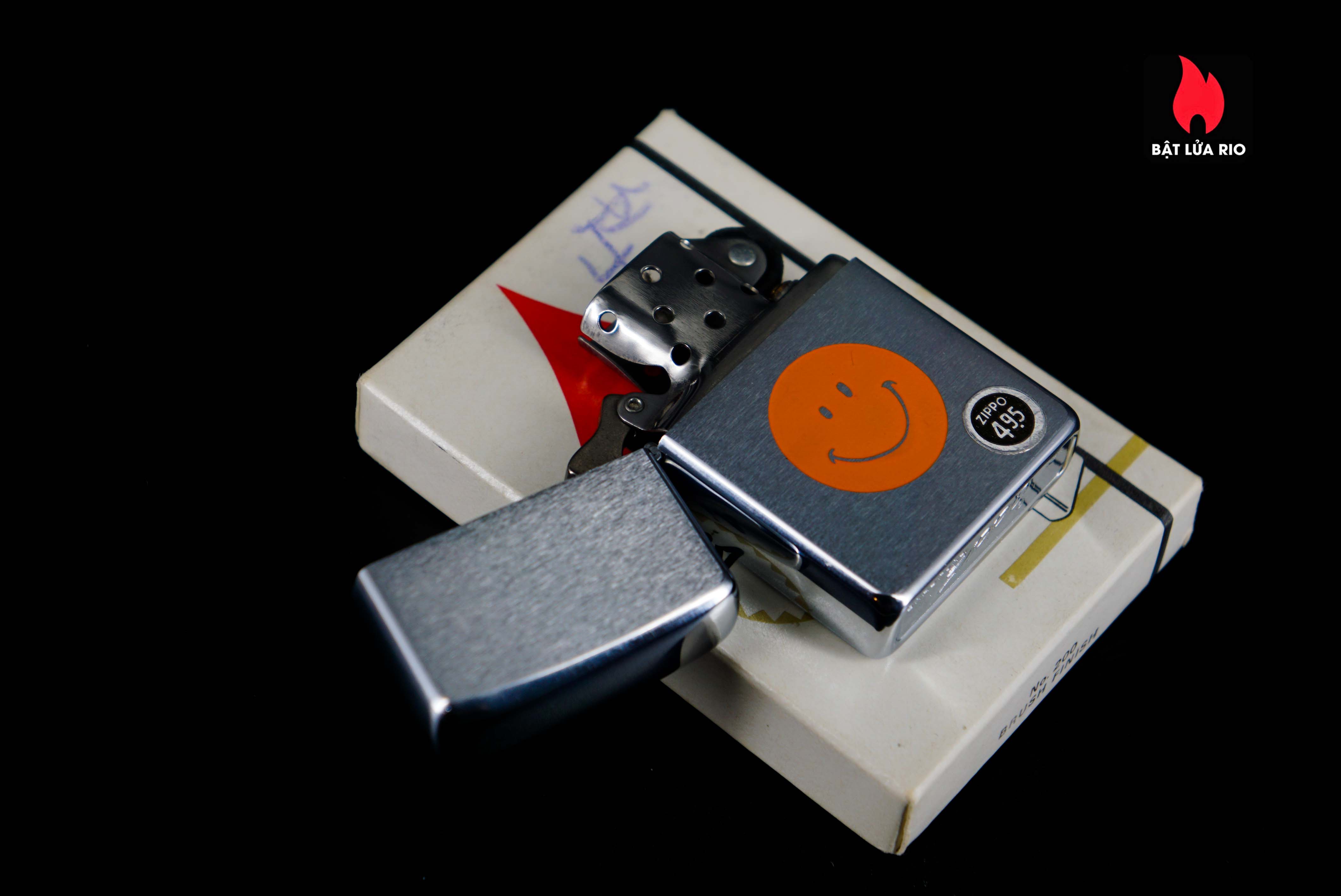 Zippo Xưa 1972 – Smiley Face – Orange 43 Zippo Xưa 1972 – Smiley Face – Orange 13