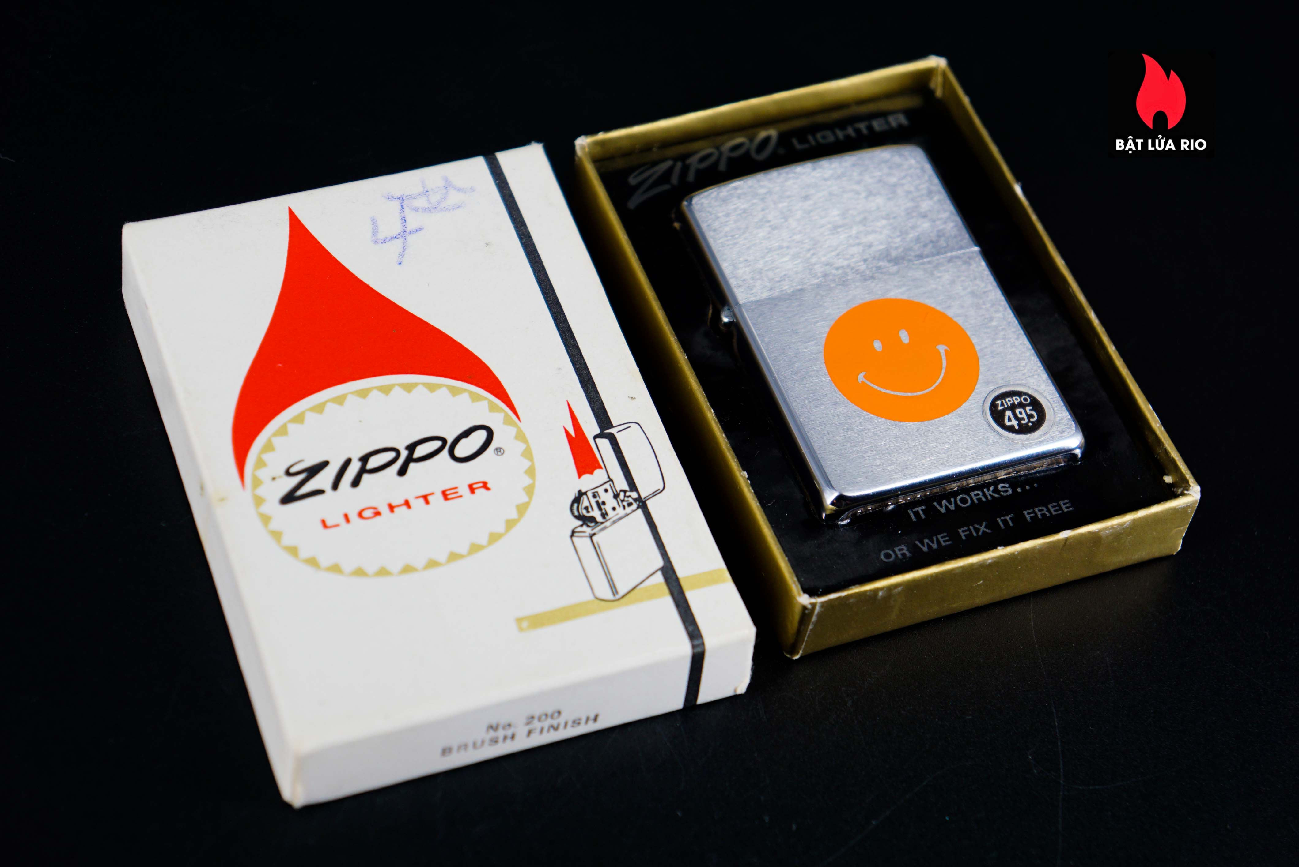 Zippo Xưa 1972 – Smiley Face – Orange 39 Zippo Xưa 1972 – Smiley Face – Orange 17