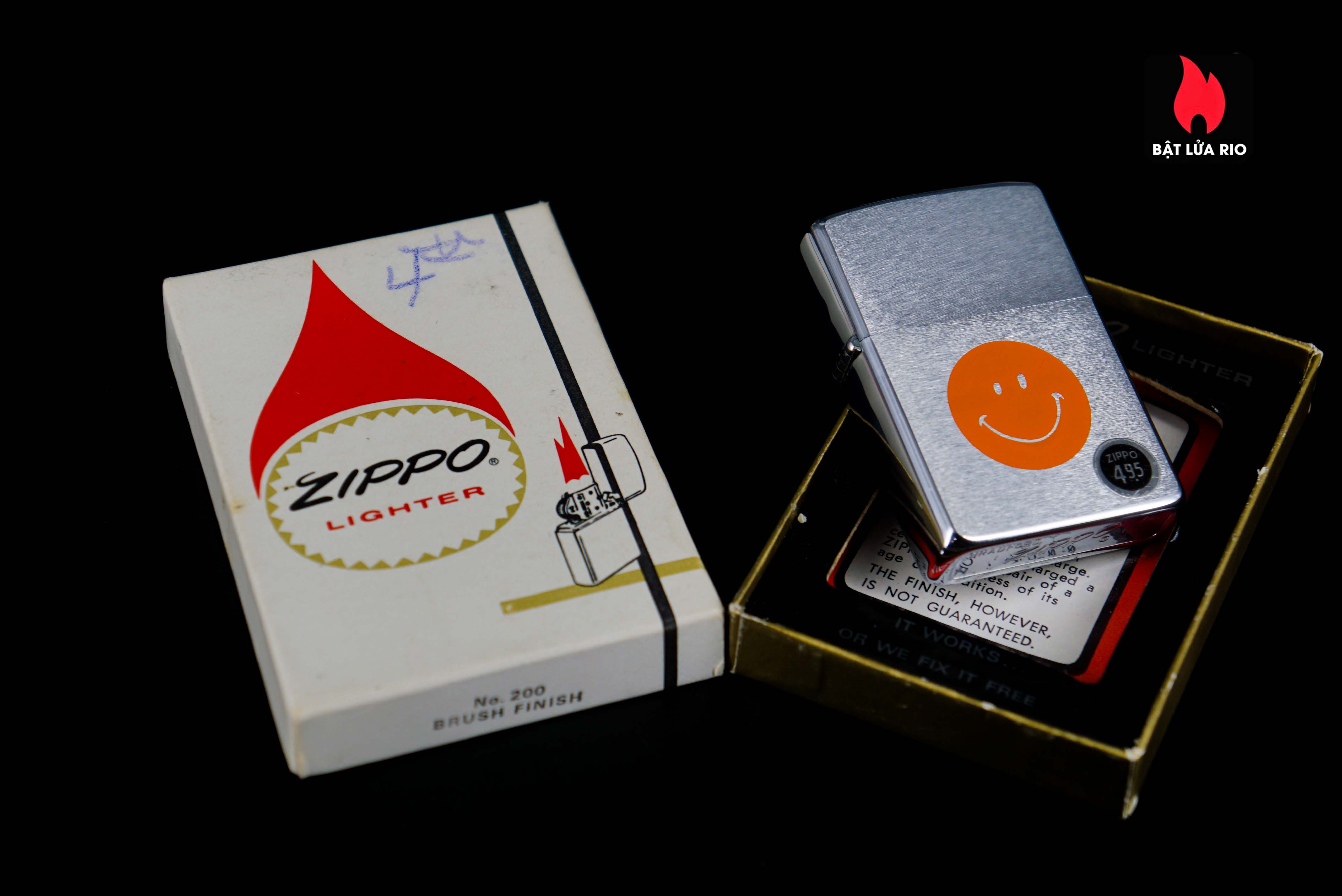 Zippo Xưa 1972 – Smiley Face – Orange 38 Zippo Xưa 1972 – Smiley Face – Orange 18