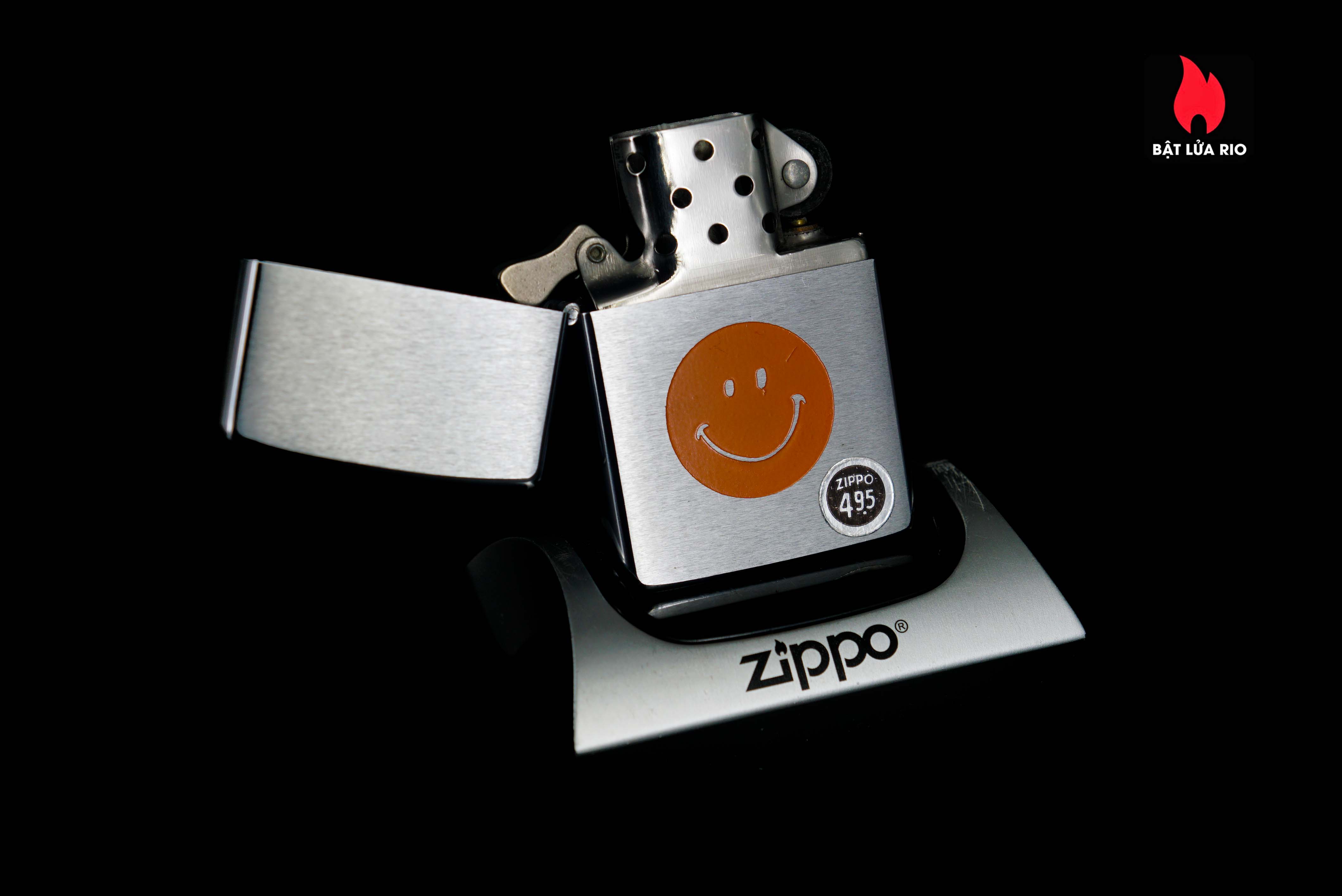 Zippo Xưa 1972 – Smiley Face – Orange 48 Zippo Xưa 1972 – Smiley Face – Orange 8