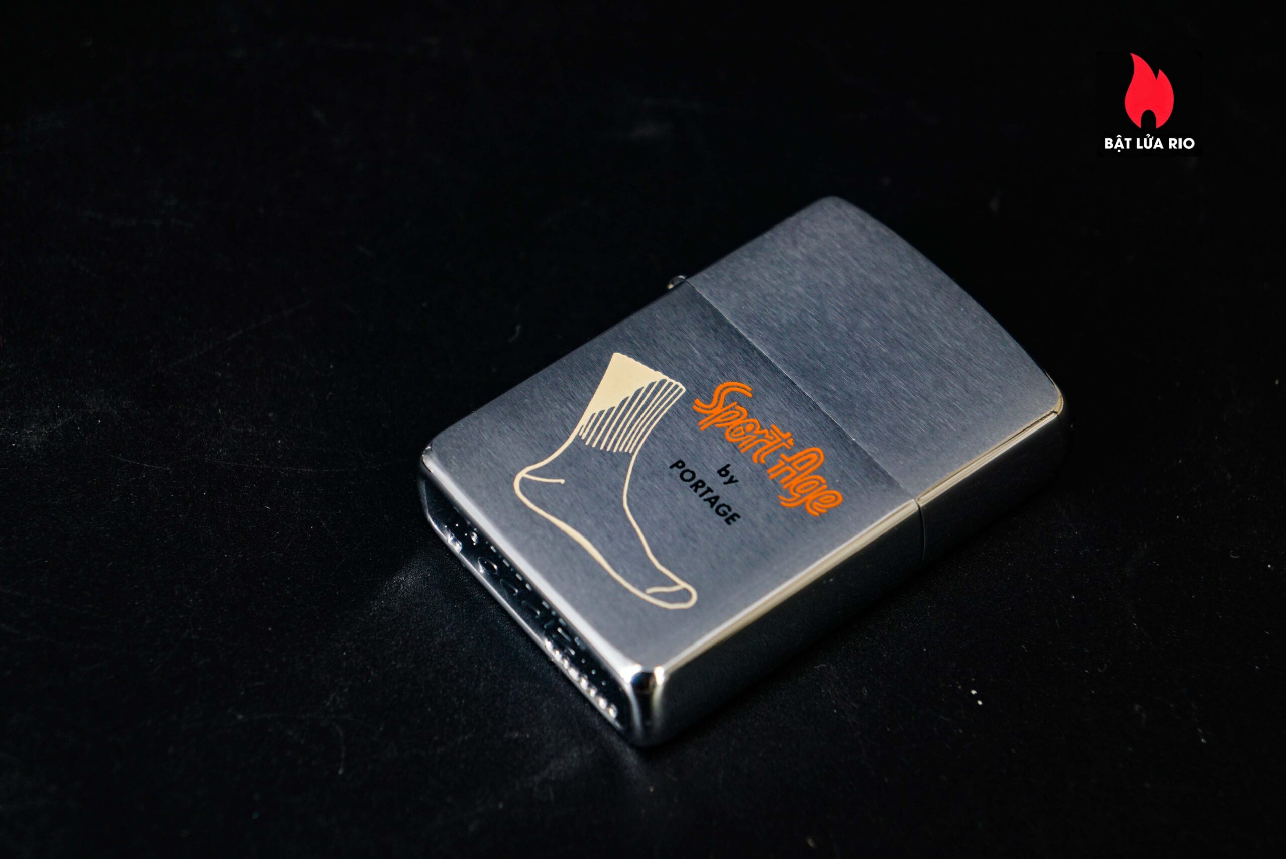 ビンテージ新品ZIPPO☆Sport Age by PORTAGE☆1962年/元箱・インスト有