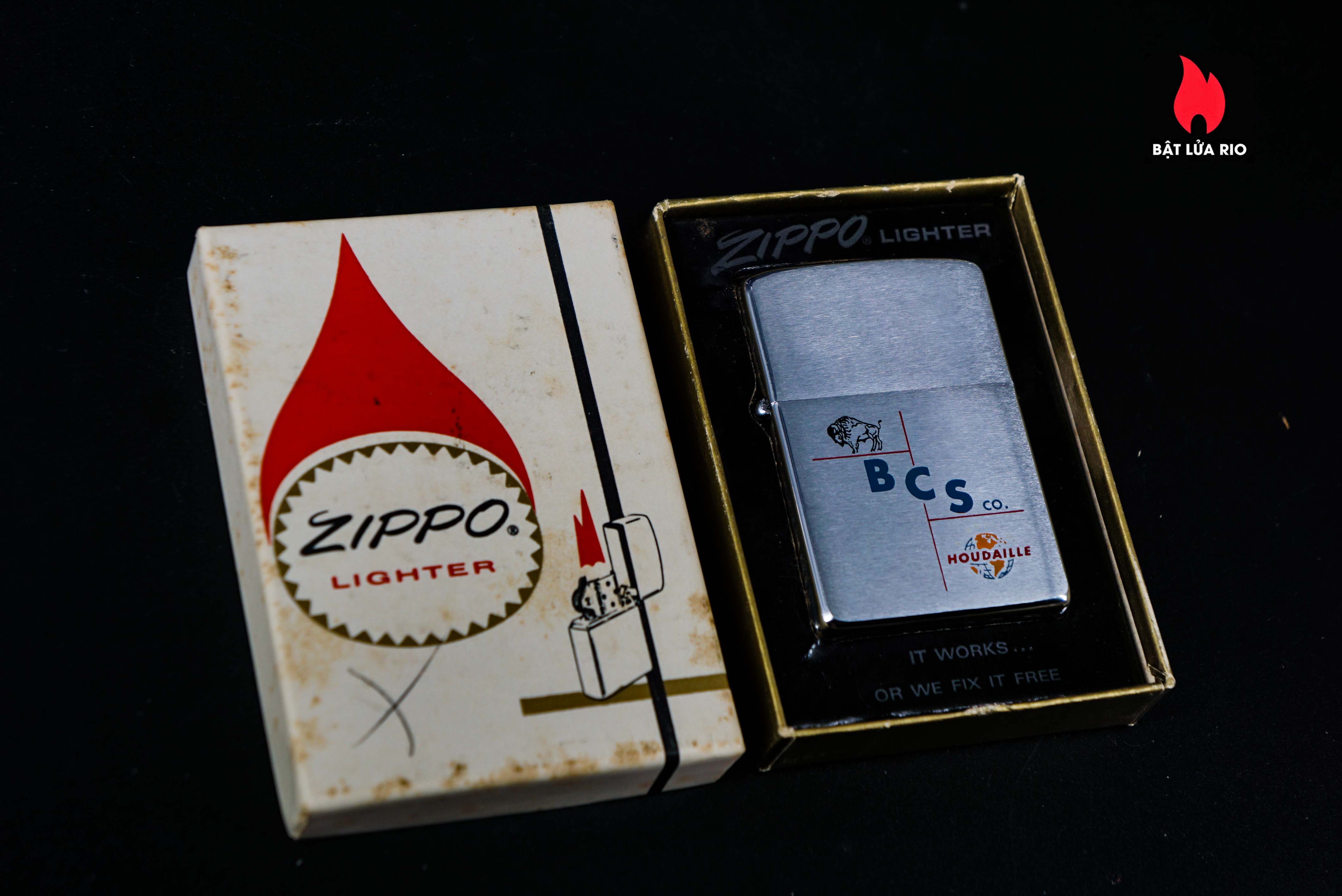Zippo Xưa 1961 – B C S Co – A Unit Of Houdaille 8