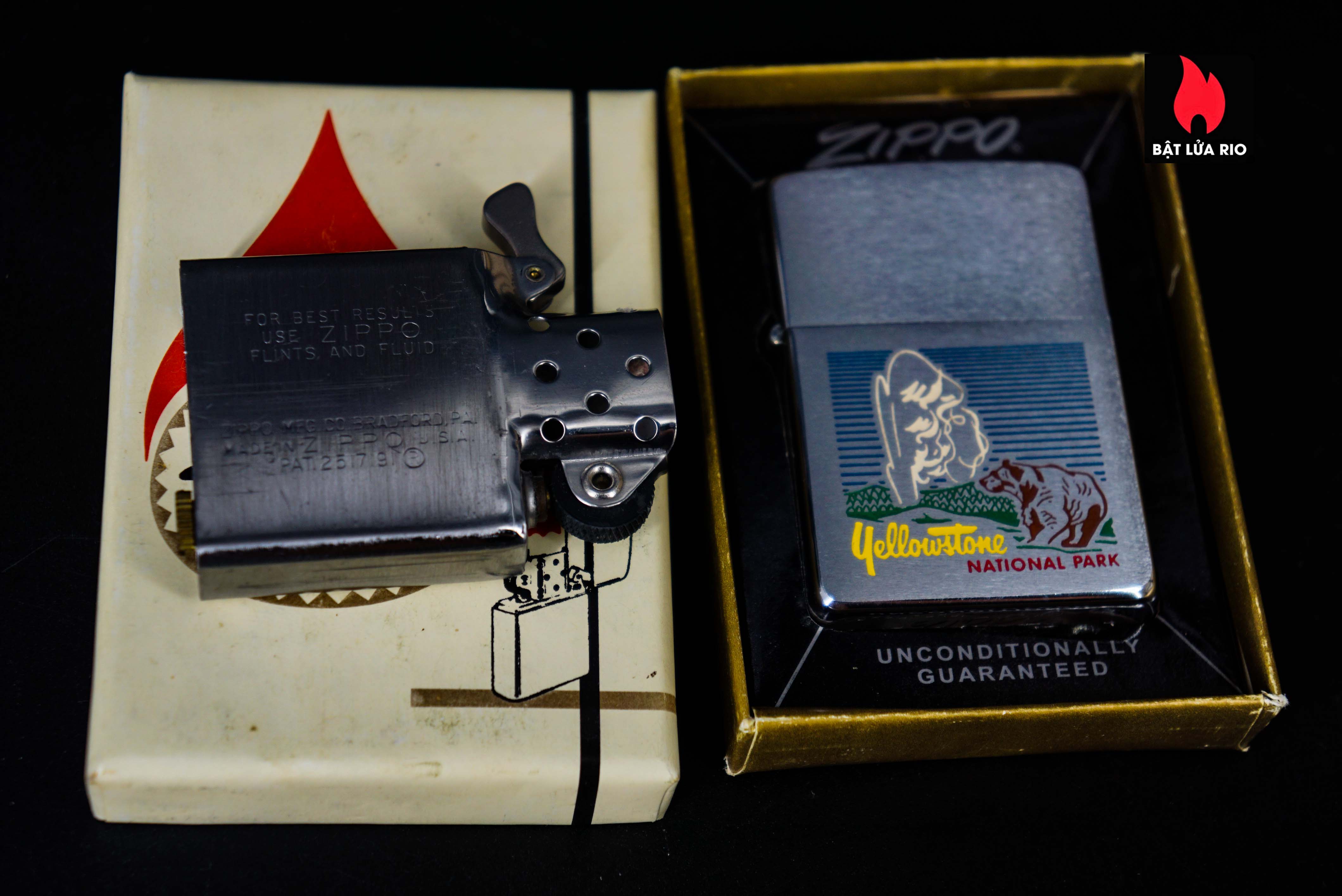 Zippo Xưa 1961 – Yellowstone National Parks 2