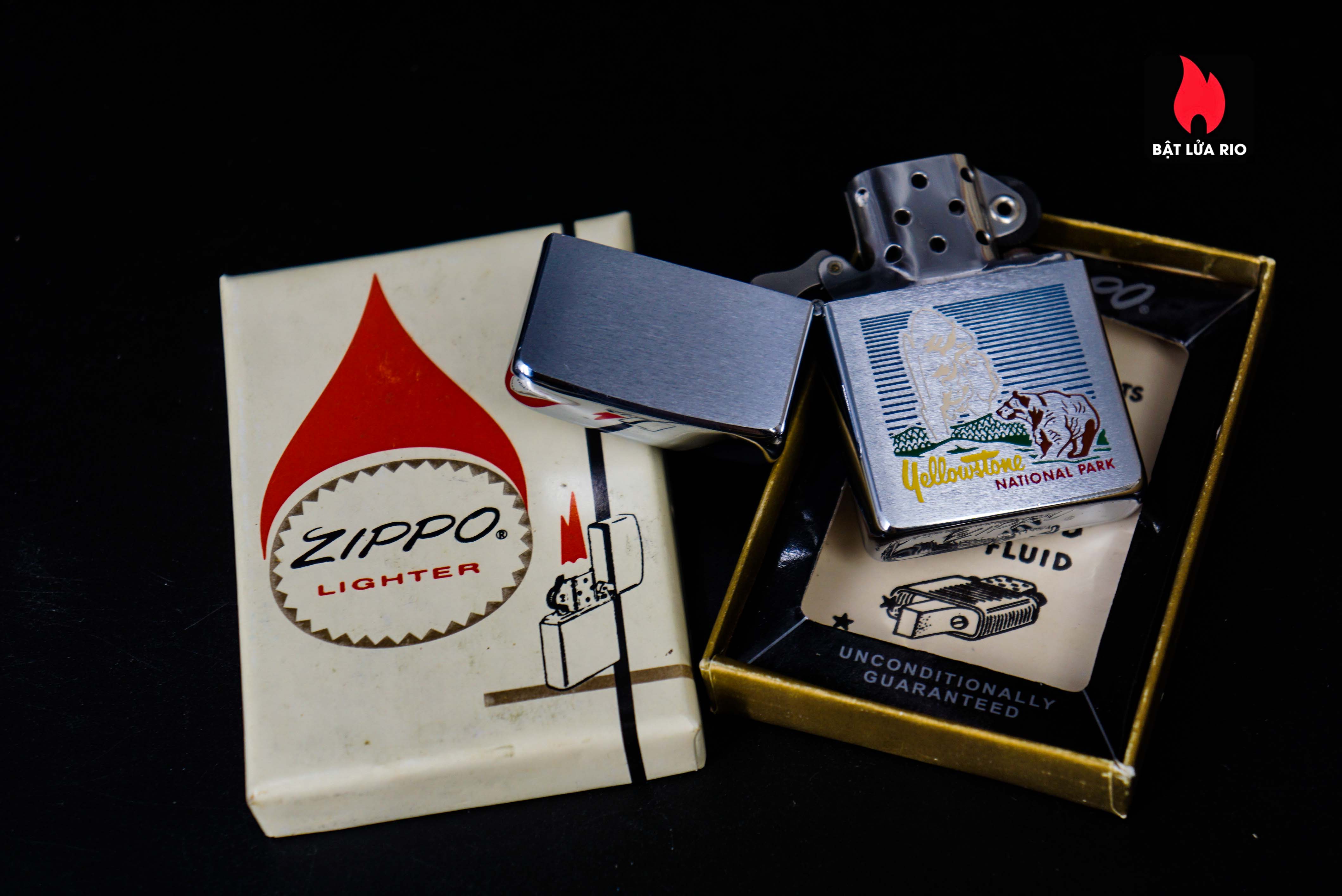 Zippo Xưa 1961 – Yellowstone National Parks 4