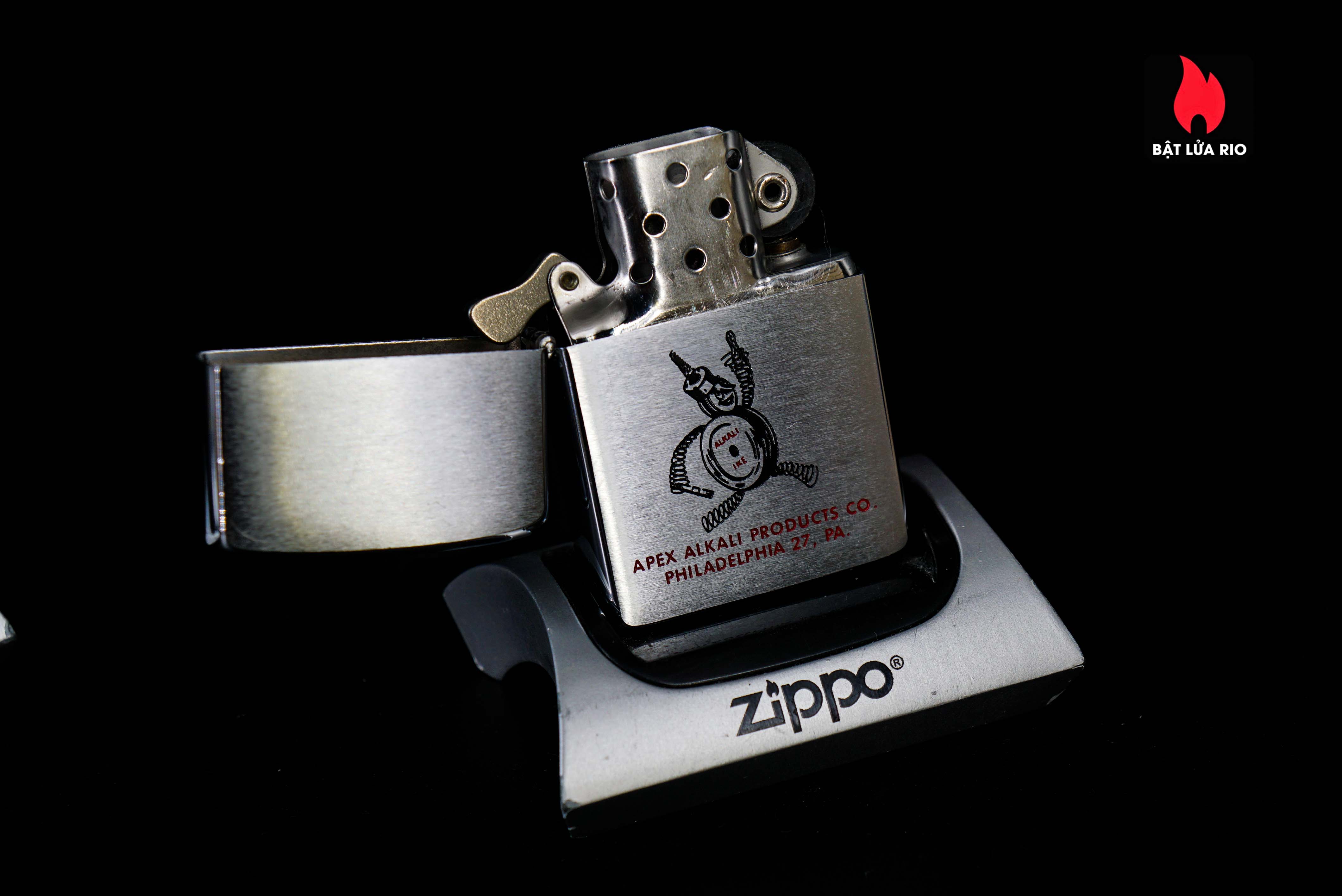 Zippo Xưa 1962 – Apex Alkali Products 2