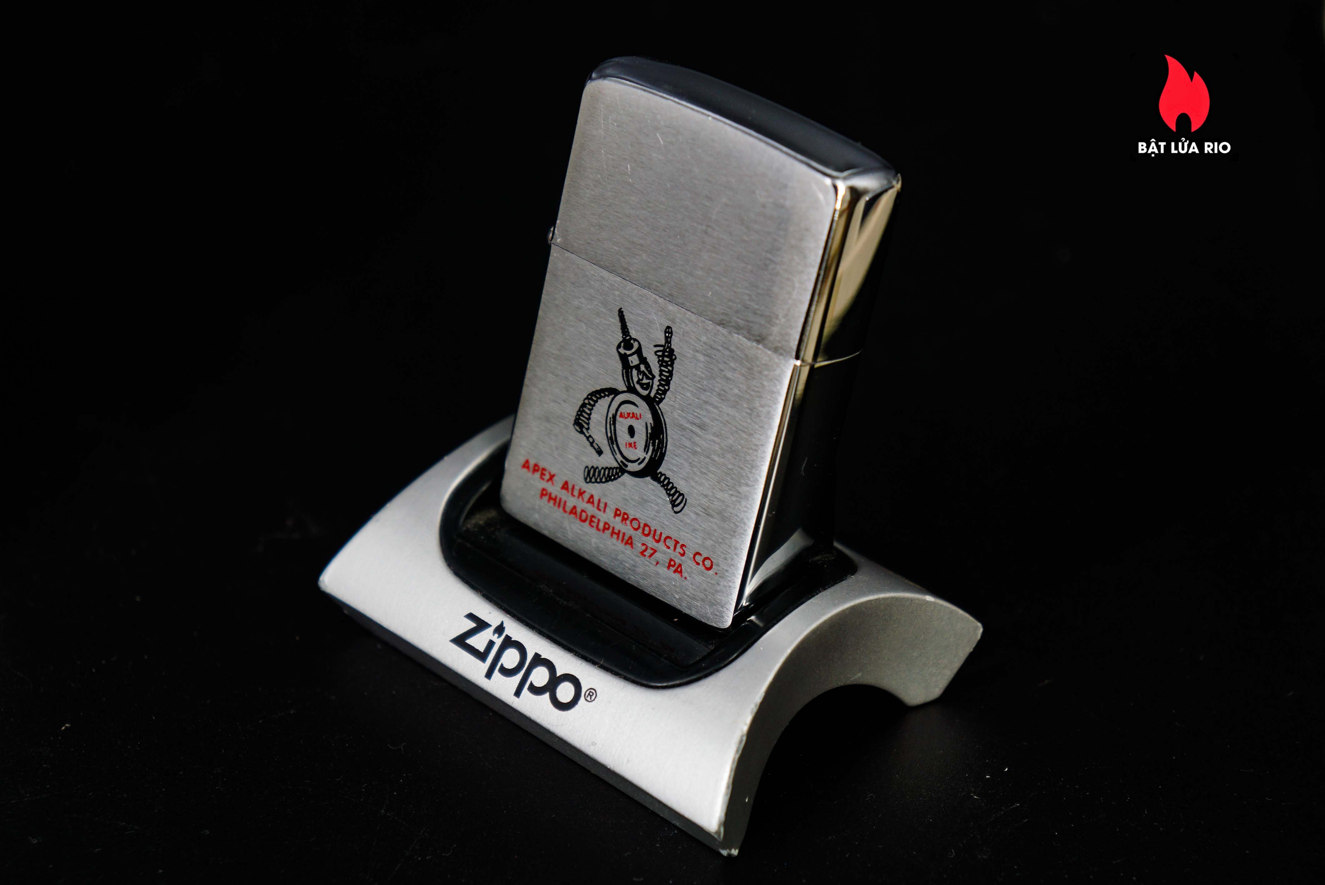 Zippo Xưa 1962 – Apex Alkali Products 4