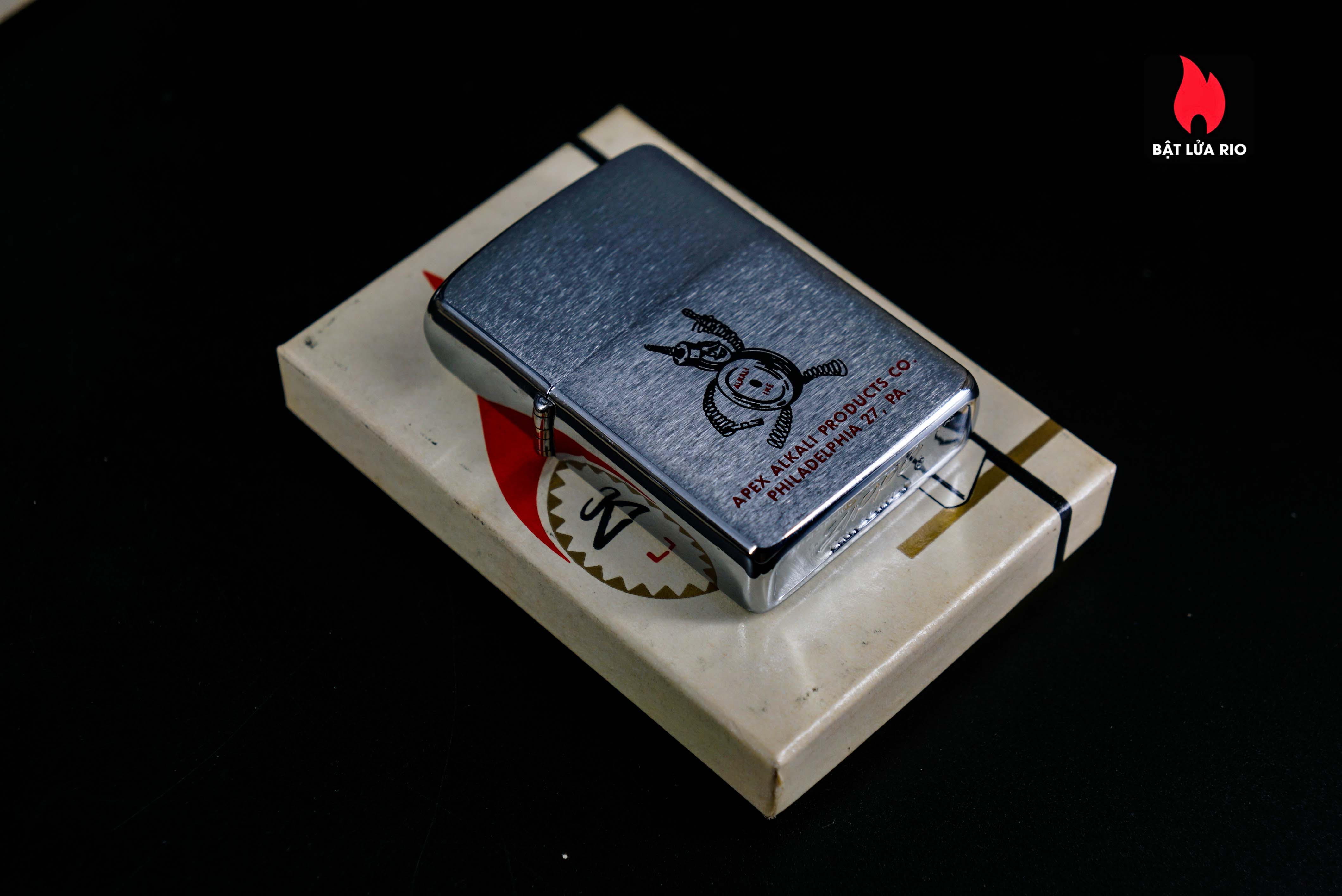 Zippo Xưa 1962 – Apex Alkali Products 5