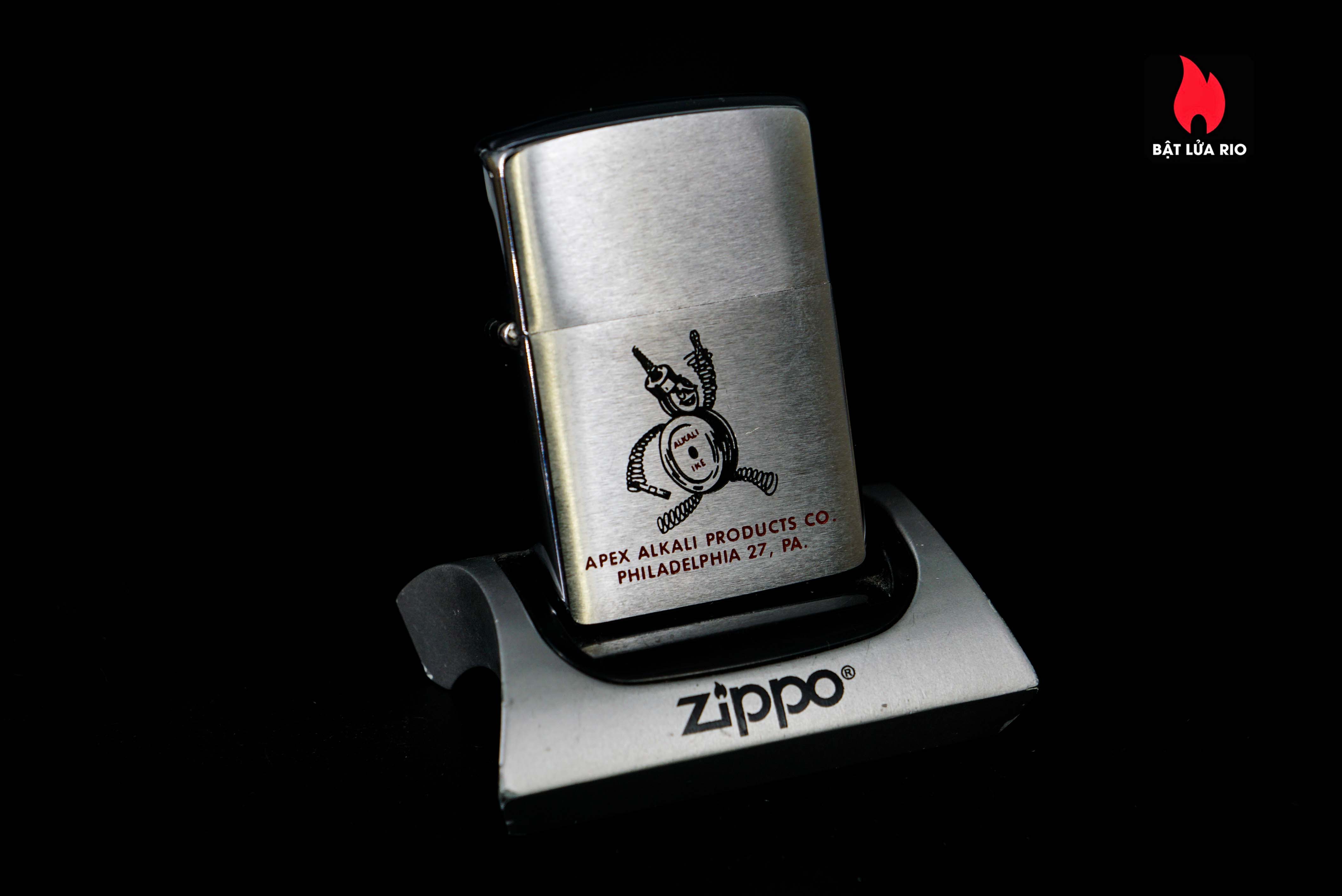 Zippo Xưa 1962 – Apex Alkali Products 8