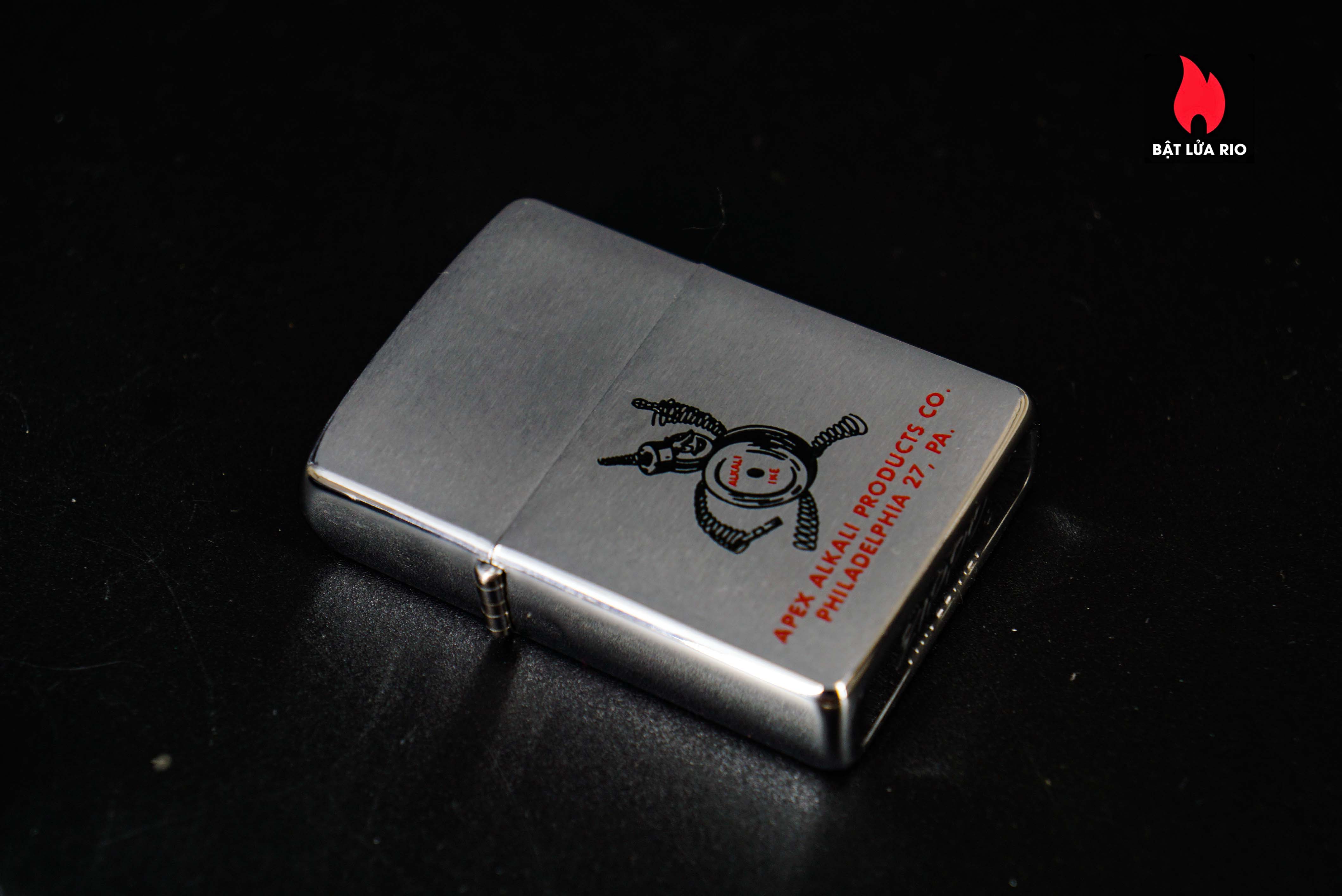 Zippo Xưa 1962 – Apex Alkali Products 9