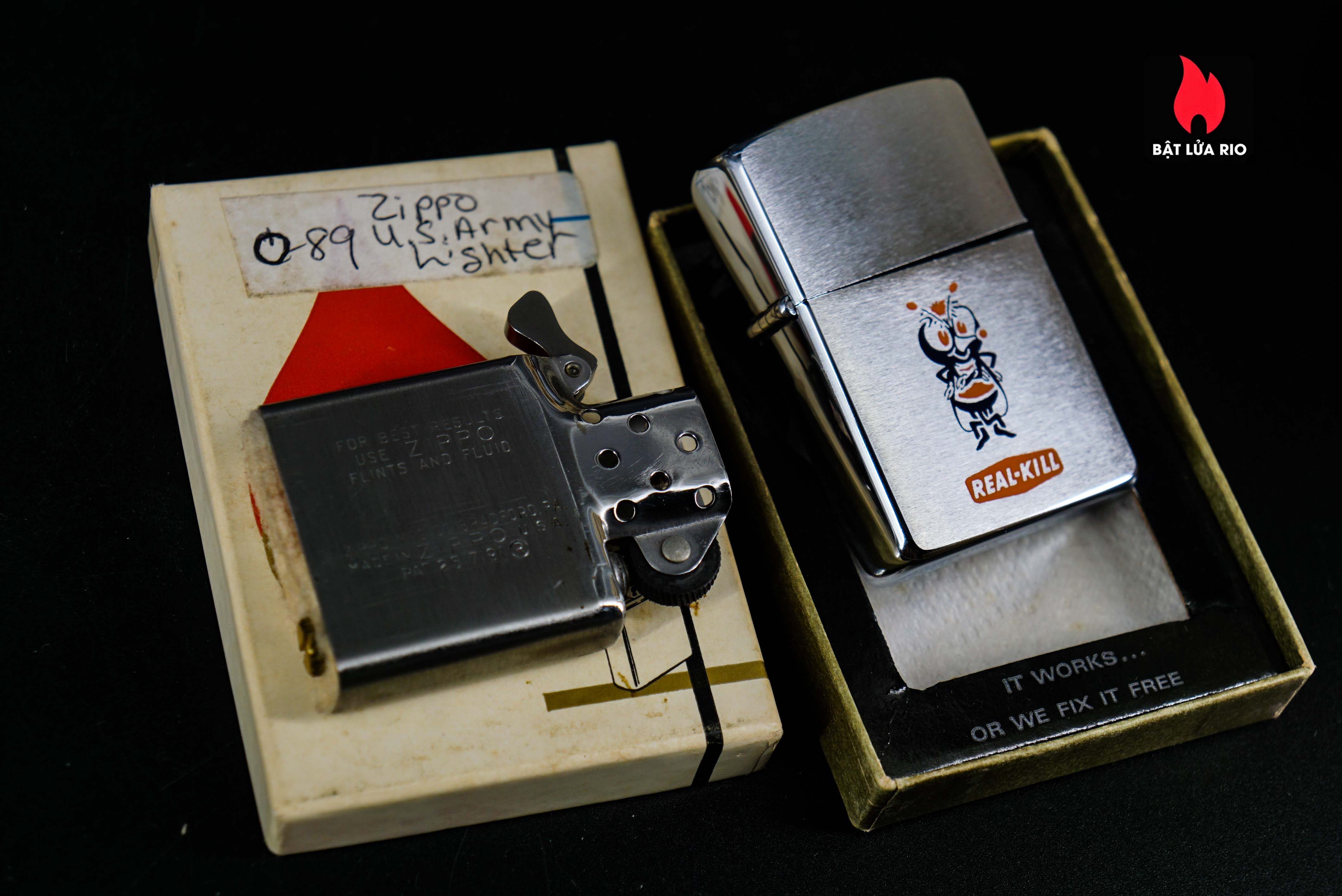 Zippo Xưa 1964 – Bee Of Real-Kill 23 Zippo Xưa 1964 – Bee Of Real-Kill 6