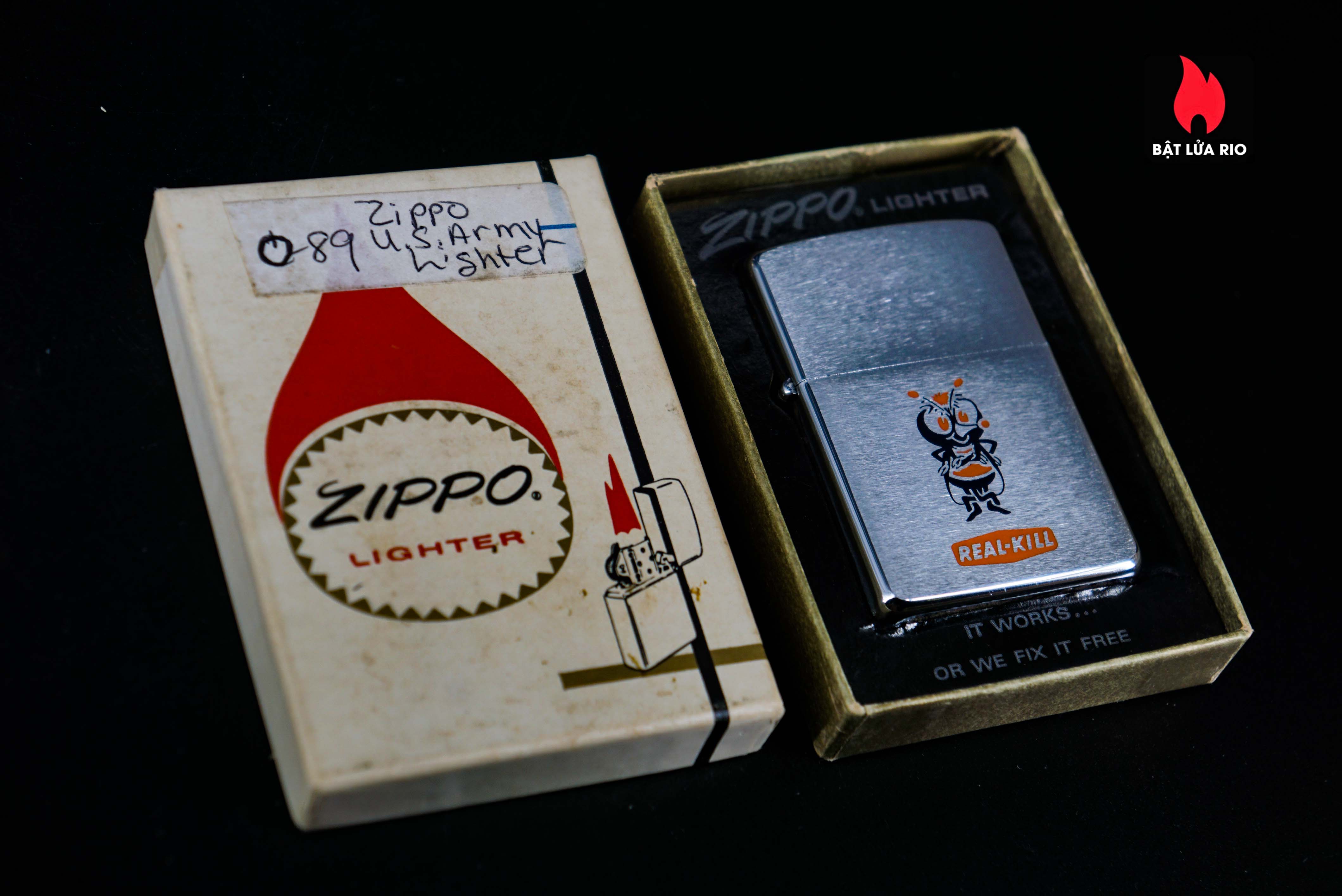 Zippo Xưa 1964 – Bee Of Real-Kill 20 Zippo Xưa 1964 – Bee Of Real-Kill 9