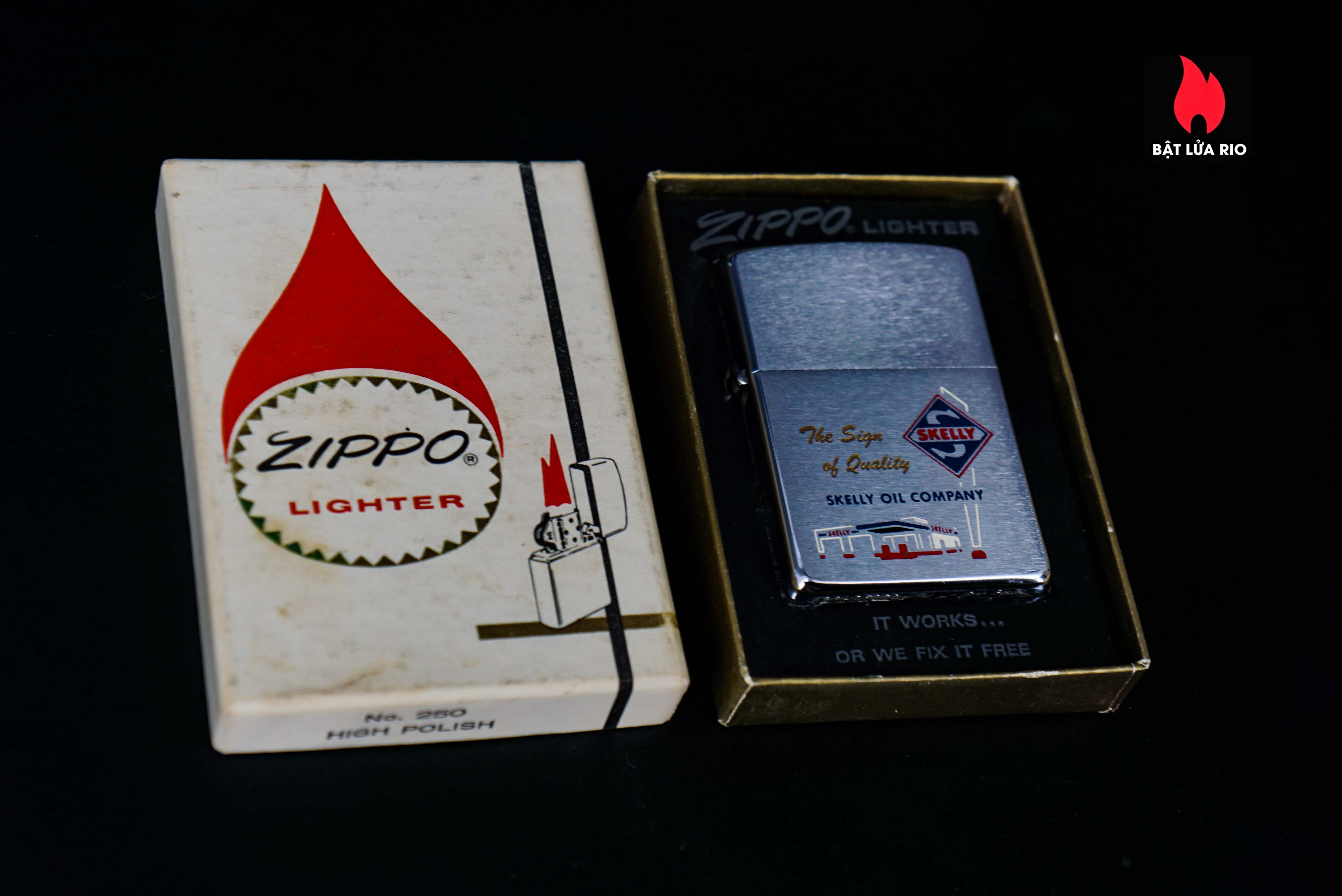 Zippo Xưa 1966 – Skelly Oil Company 9