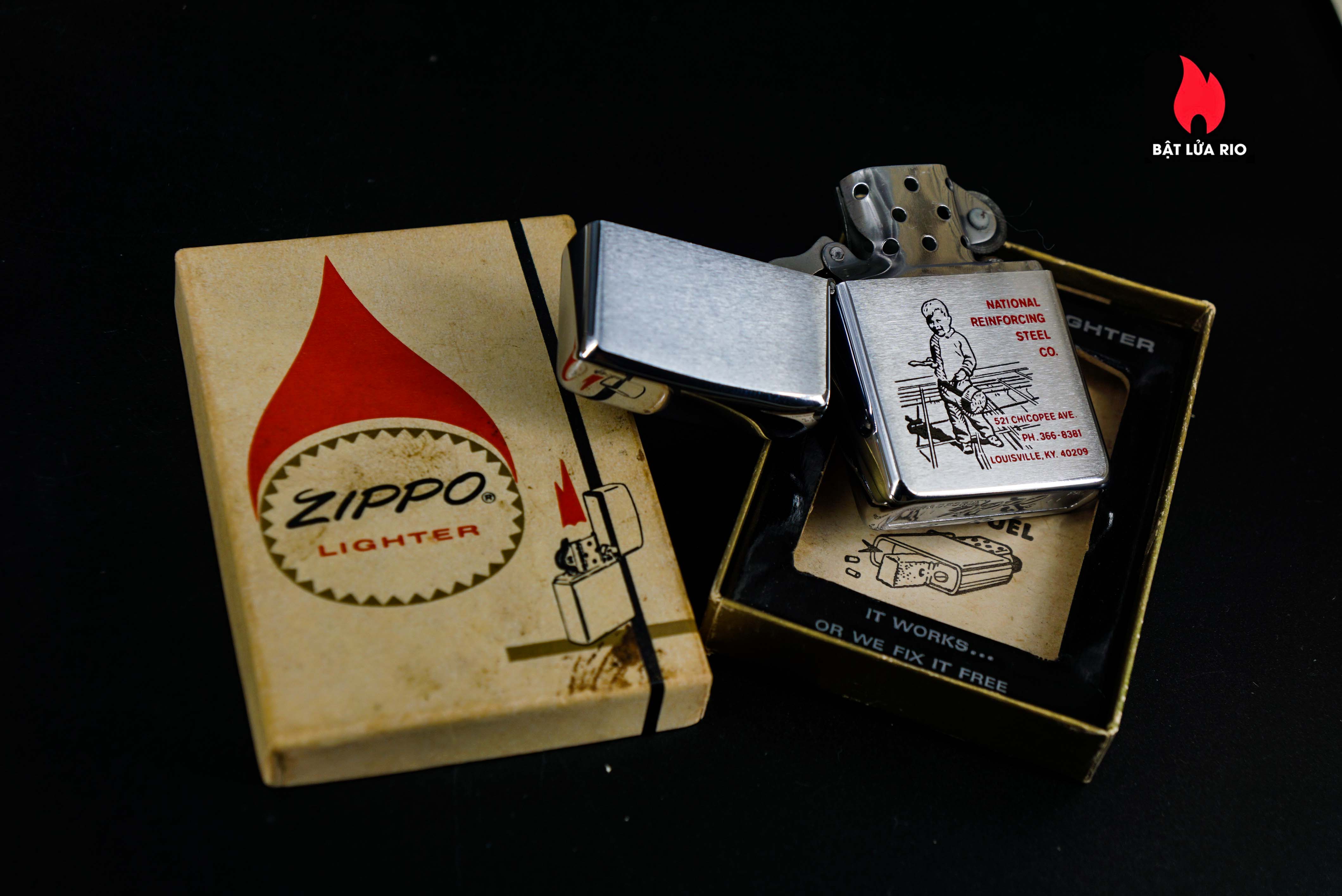 Zippo Xưa 1969 – National Reinforcing Steel 7