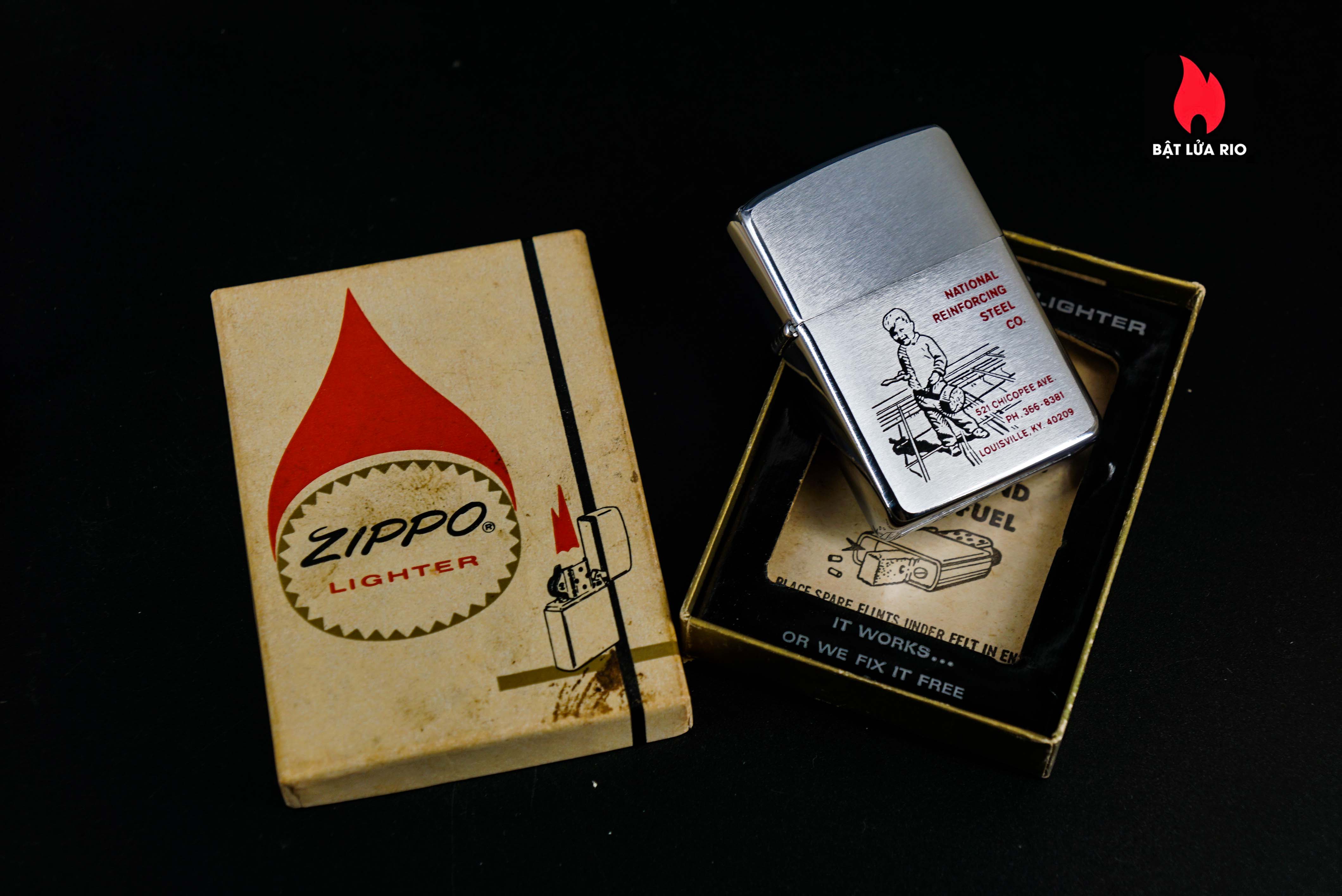 Zippo Xưa 1969 – National Reinforcing Steel 8