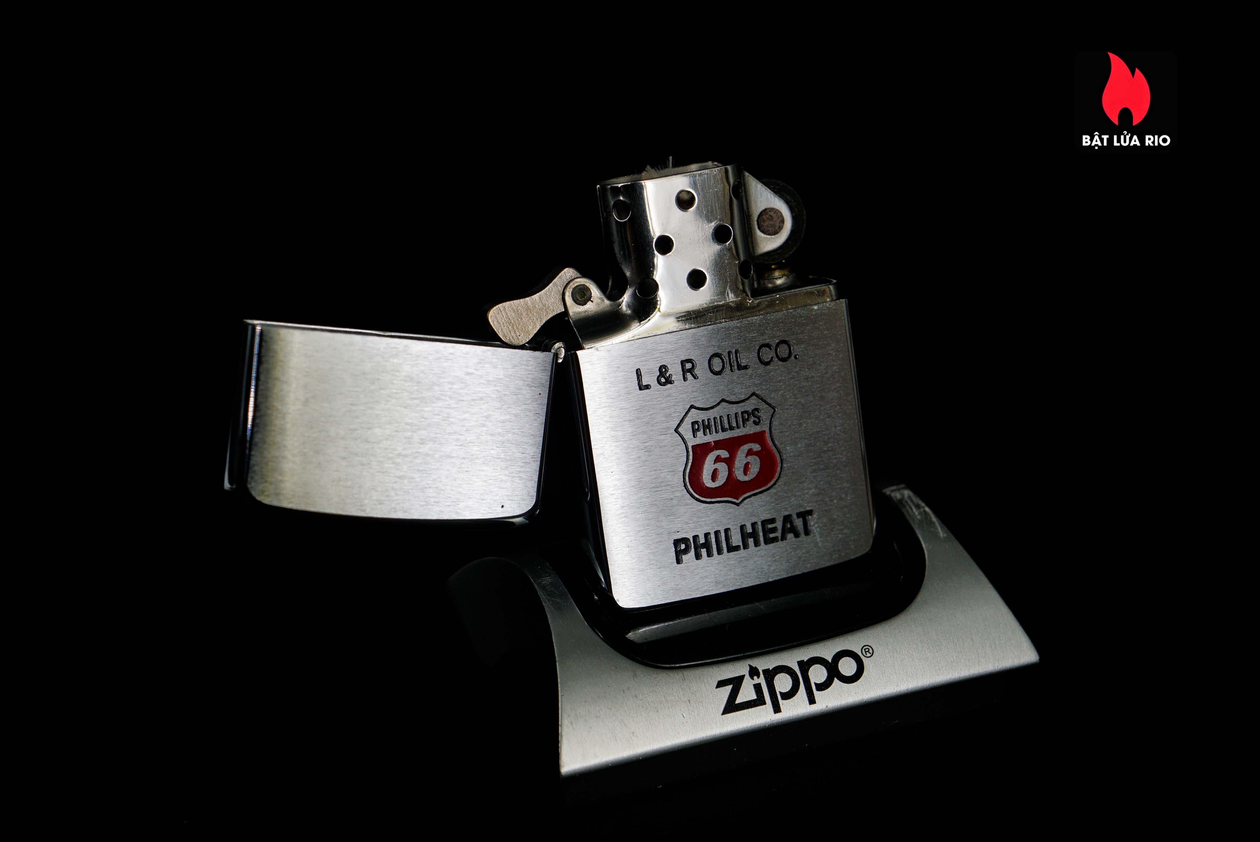 Zippo Xưa 1969 – Phillips 66 – L&R Oil 43 Zippo Xưa 1969 – Phillips 66 – L&R Oil 2