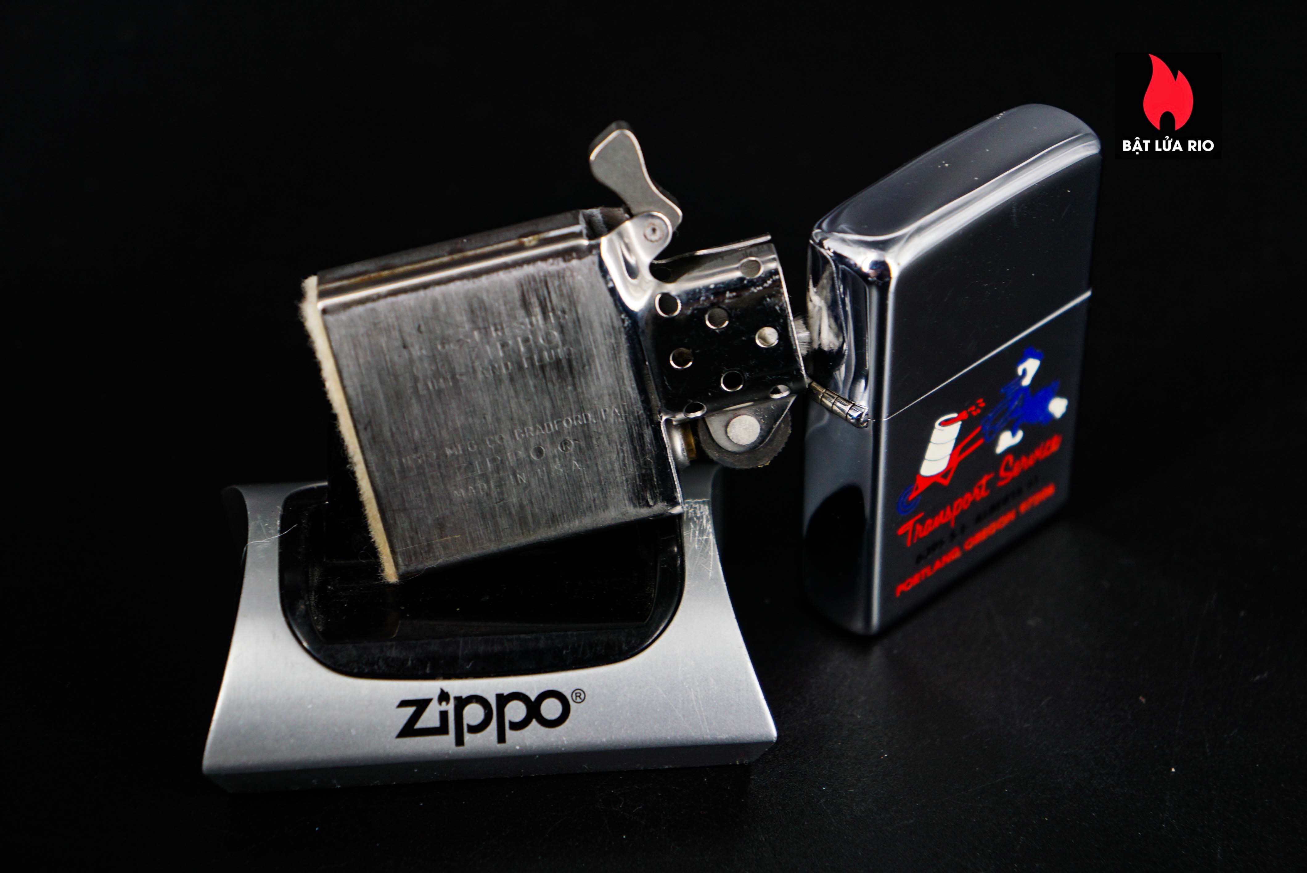 Zippo Xưa 1970 – Transport Service 40 Zippo Xưa 1970 – Transport Service 2
