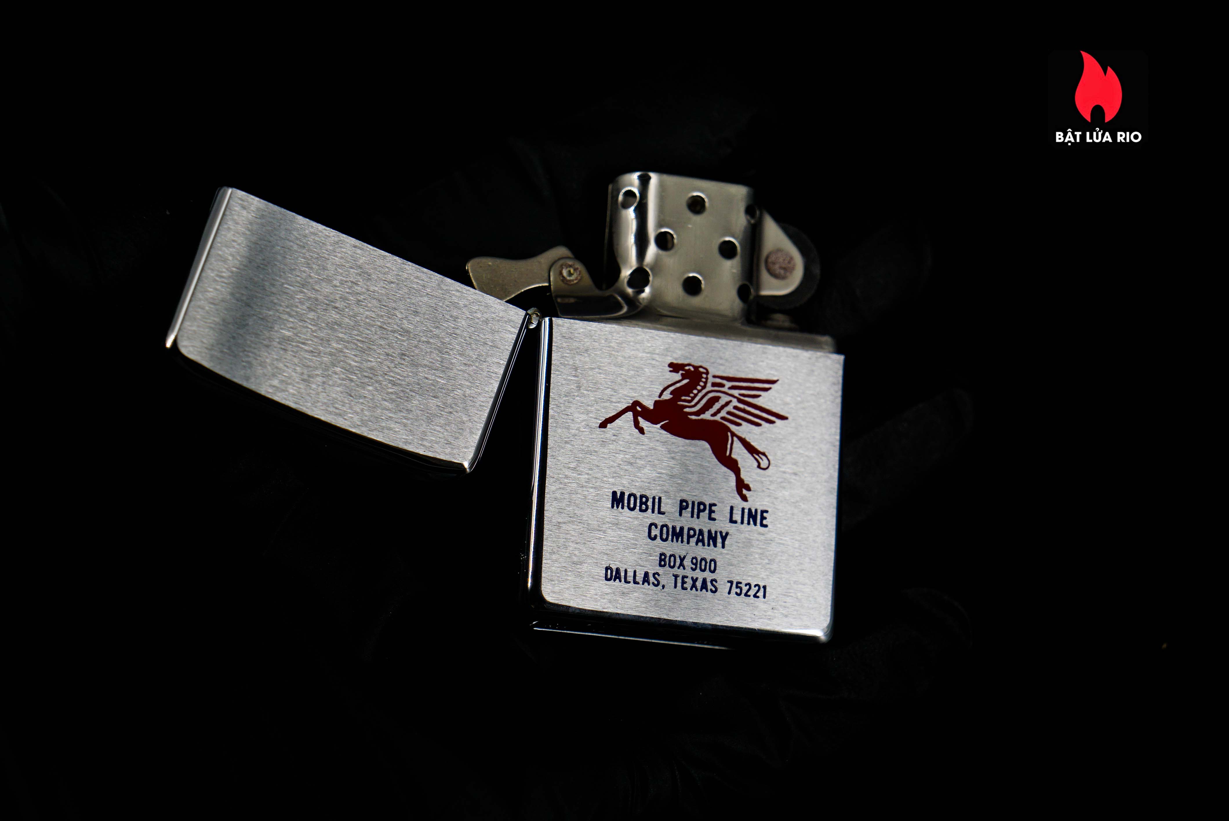 Zippo Xưa 1971 – Mobil Pipe Line 35 Zippo Xưa 1971 – Mobil Pipe Line 7
