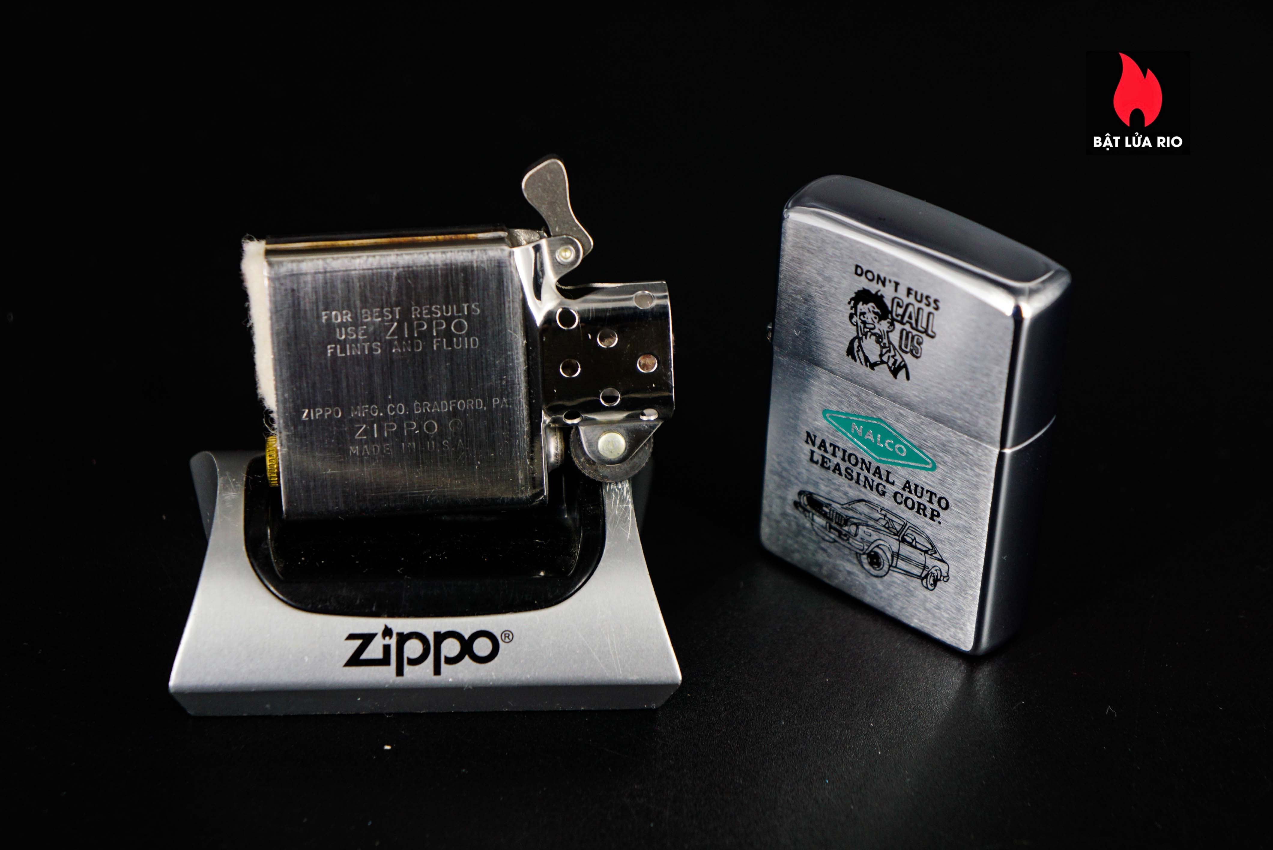 Zippo Xưa 1975 – Nalco – National Auto Leasing Corp 33 Zippo Xưa 1975 – Nalco – National Auto Leasing Corp 3
