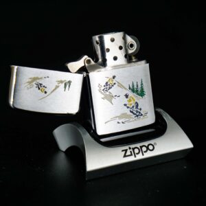 Zippo Xưa 1958 – Salesman Sample Skiers - Sports Series 13
