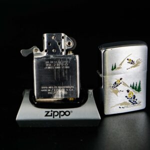 Zippo Xưa 1958 – Salesman Sample Skiers - Sports Series 2