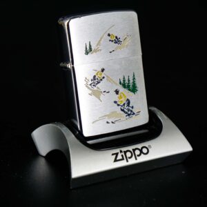 Zippo Xưa 1958 – Salesman Sample Skiers - Sports Series