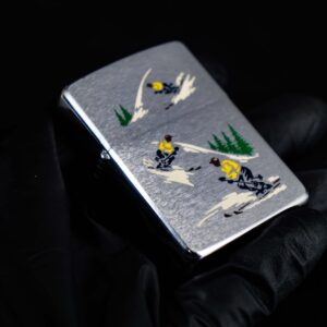 Zippo Xưa 1958 – Salesman Sample Skiers - Sports Series 9
