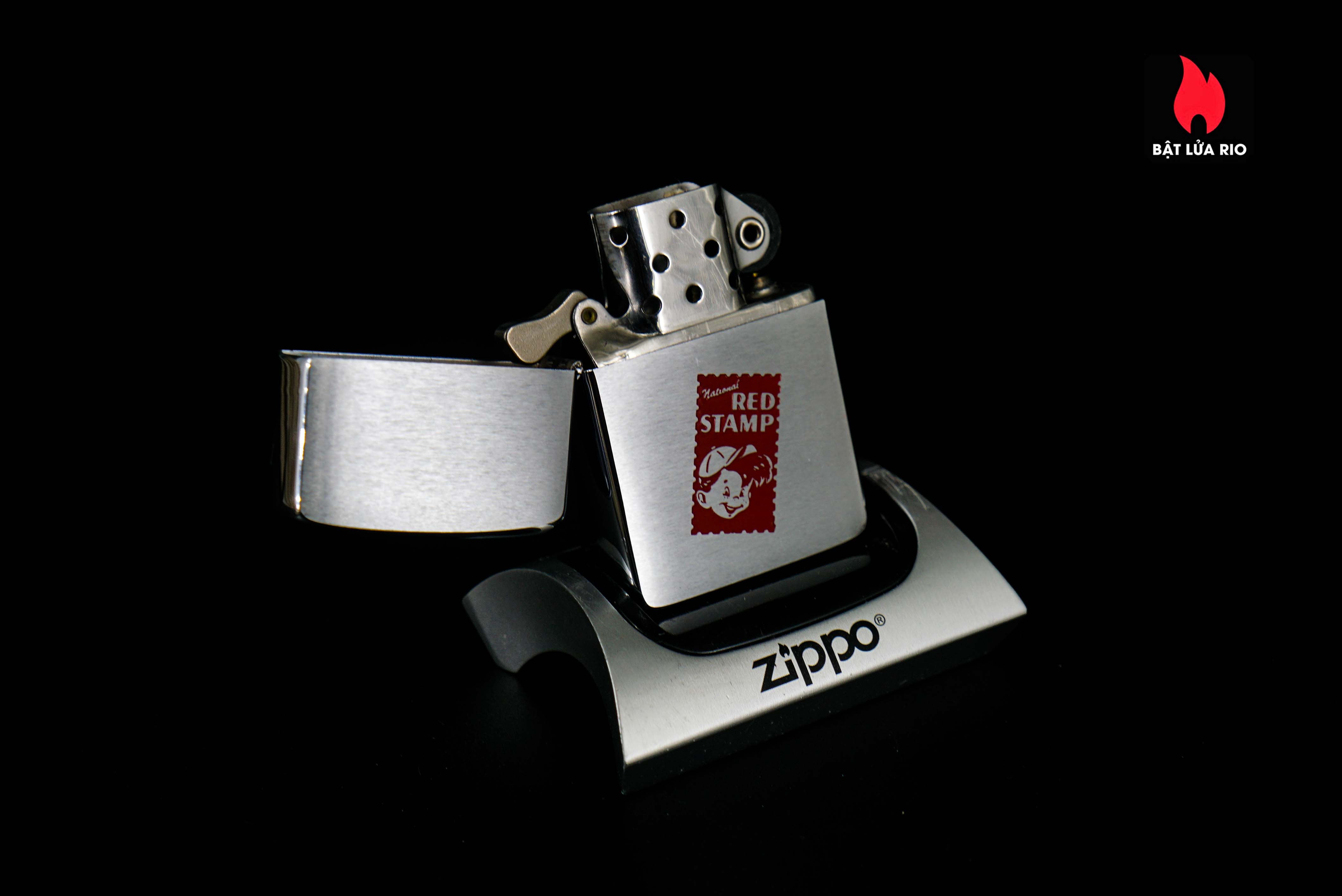 Zippo Xưa 1961 – National Red Stamp 5