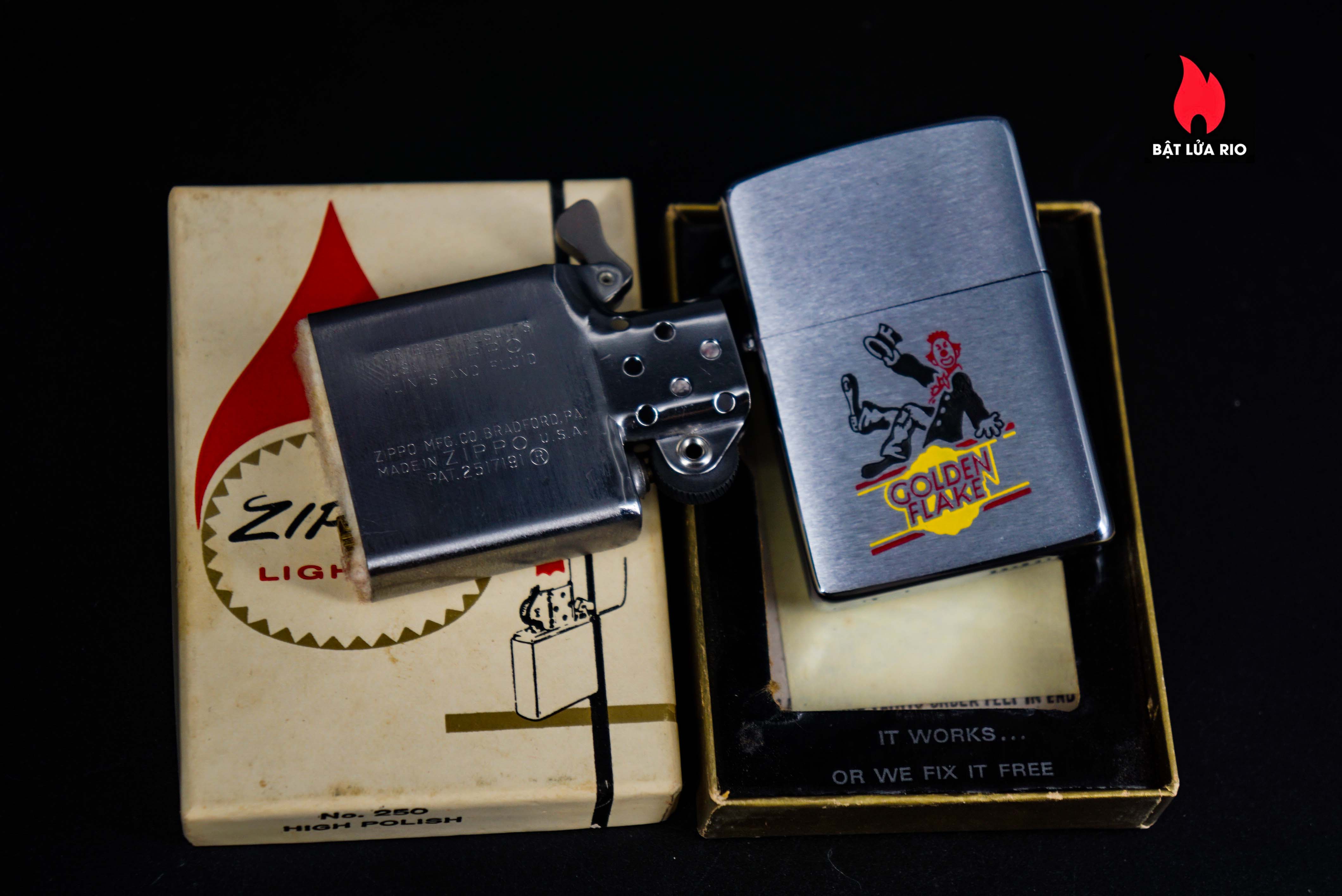 Zippo Xưa 1963 – Golden Flake 28 Zippo Xưa 1963 – Golden Flake 10