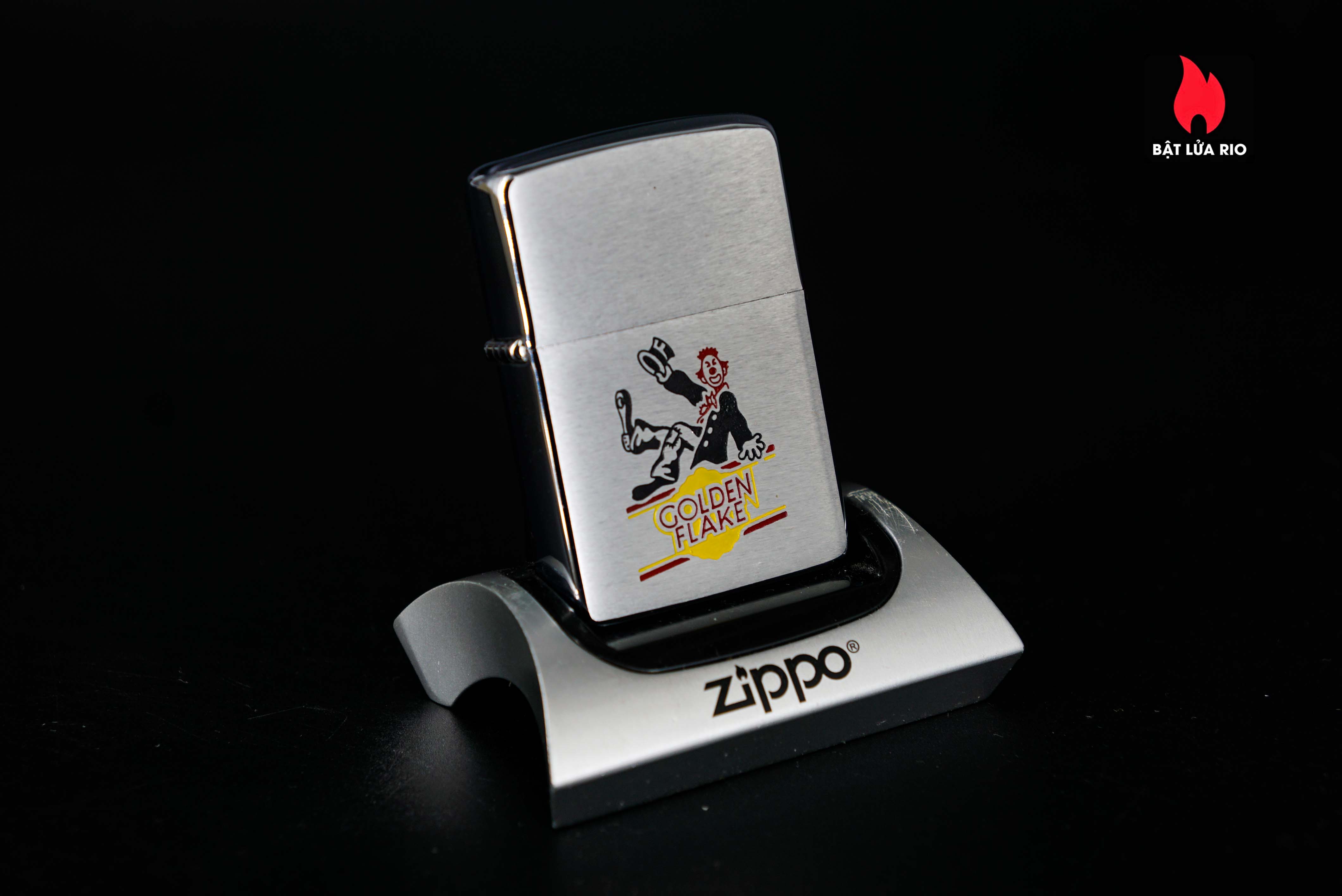Zippo Xưa 1963 – Golden Flake 33 Zippo Xưa 1963 – Golden Flake