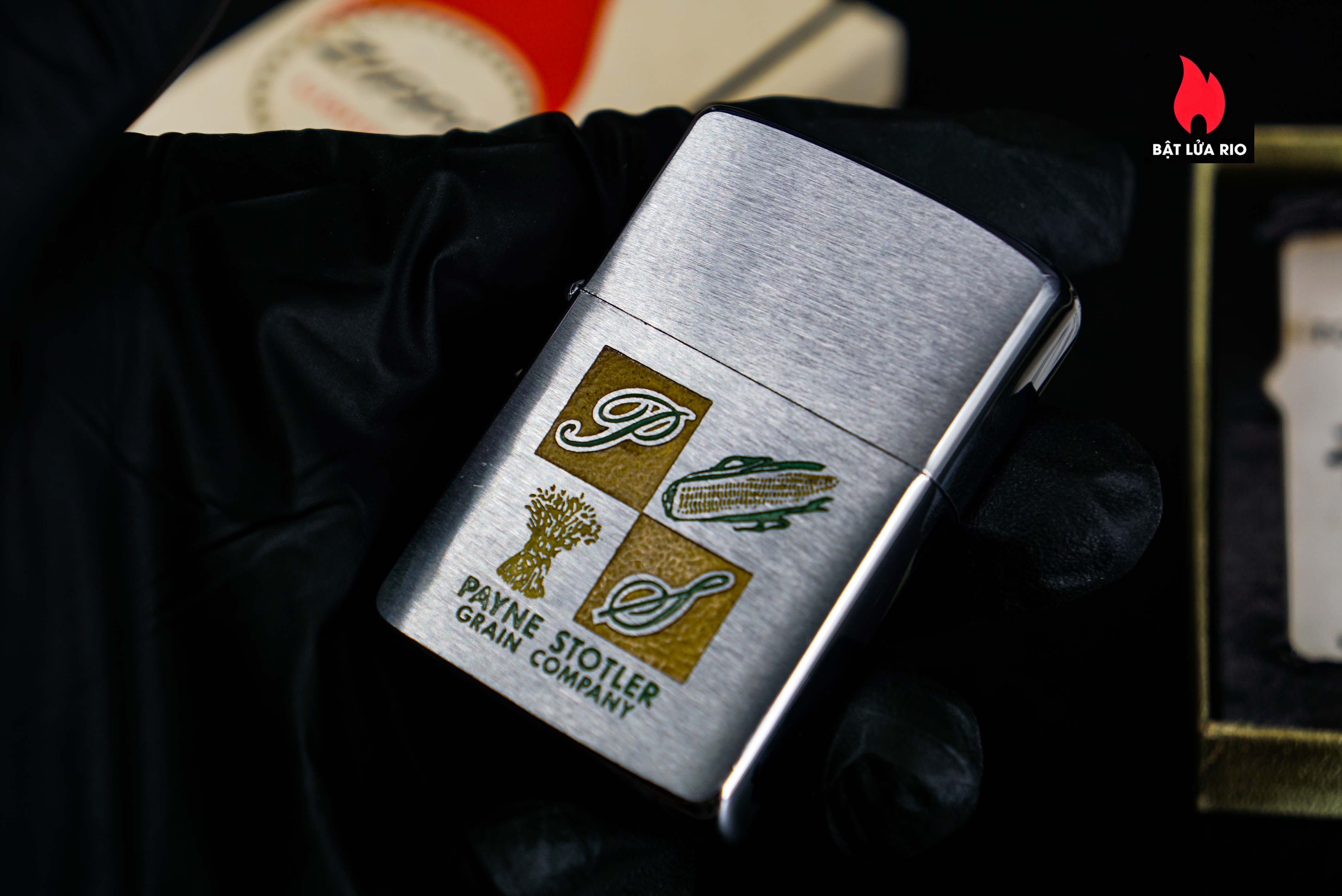 Zippo Xưa 1963 – Payne Stotler Grain 10