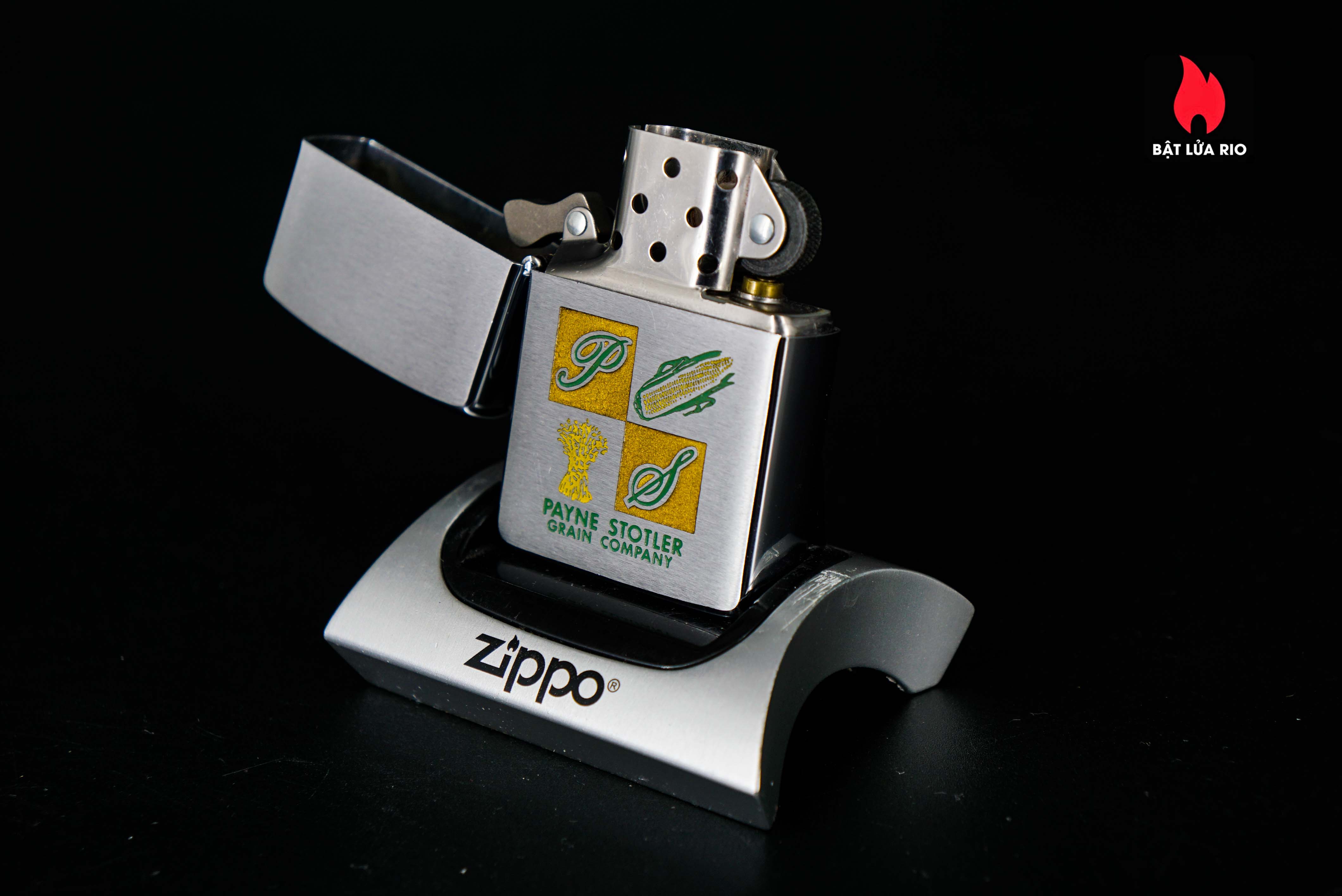 Zippo Xưa 1963 – Payne Stotler Grain 14