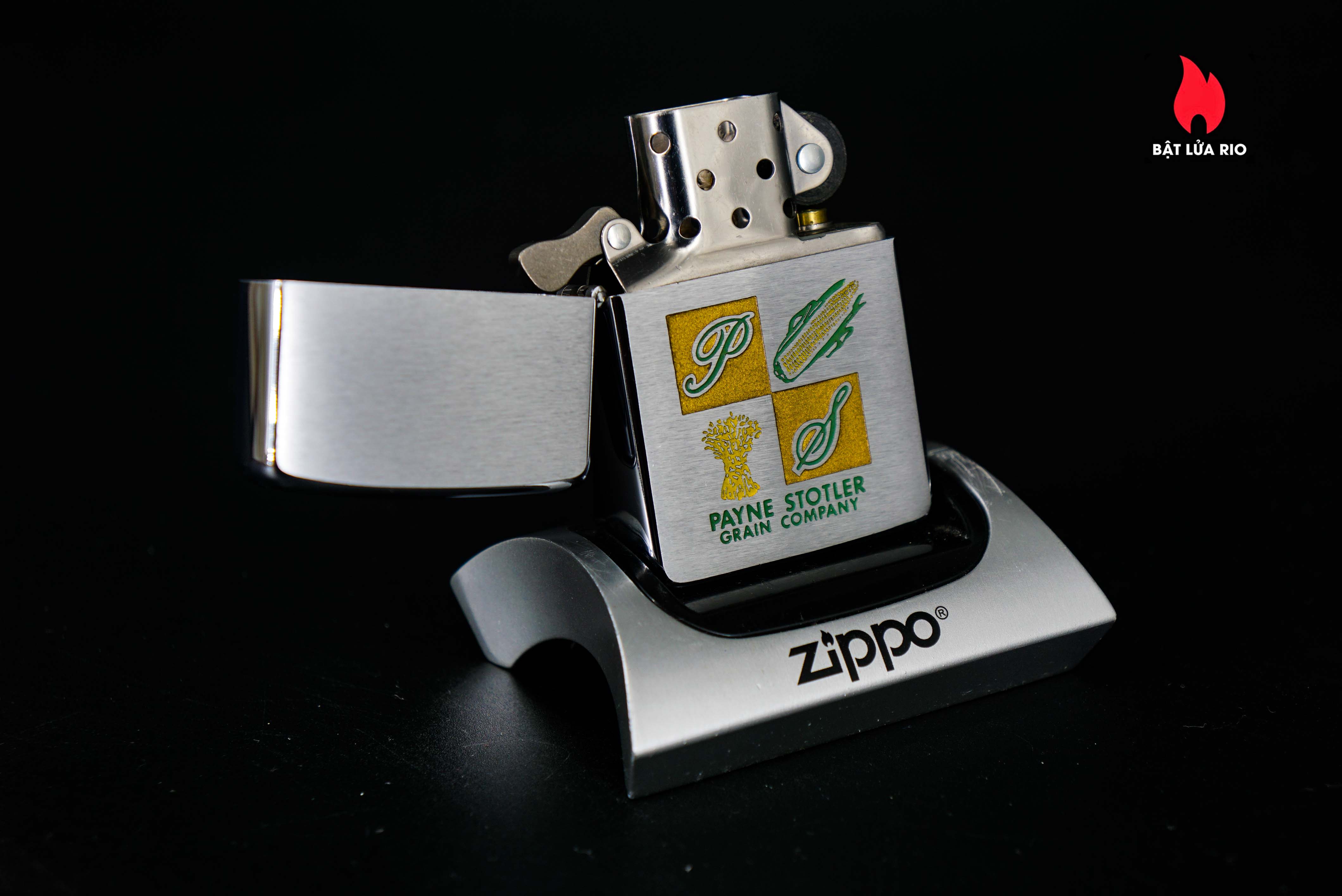 Zippo Xưa 1963 – Payne Stotler Grain 15