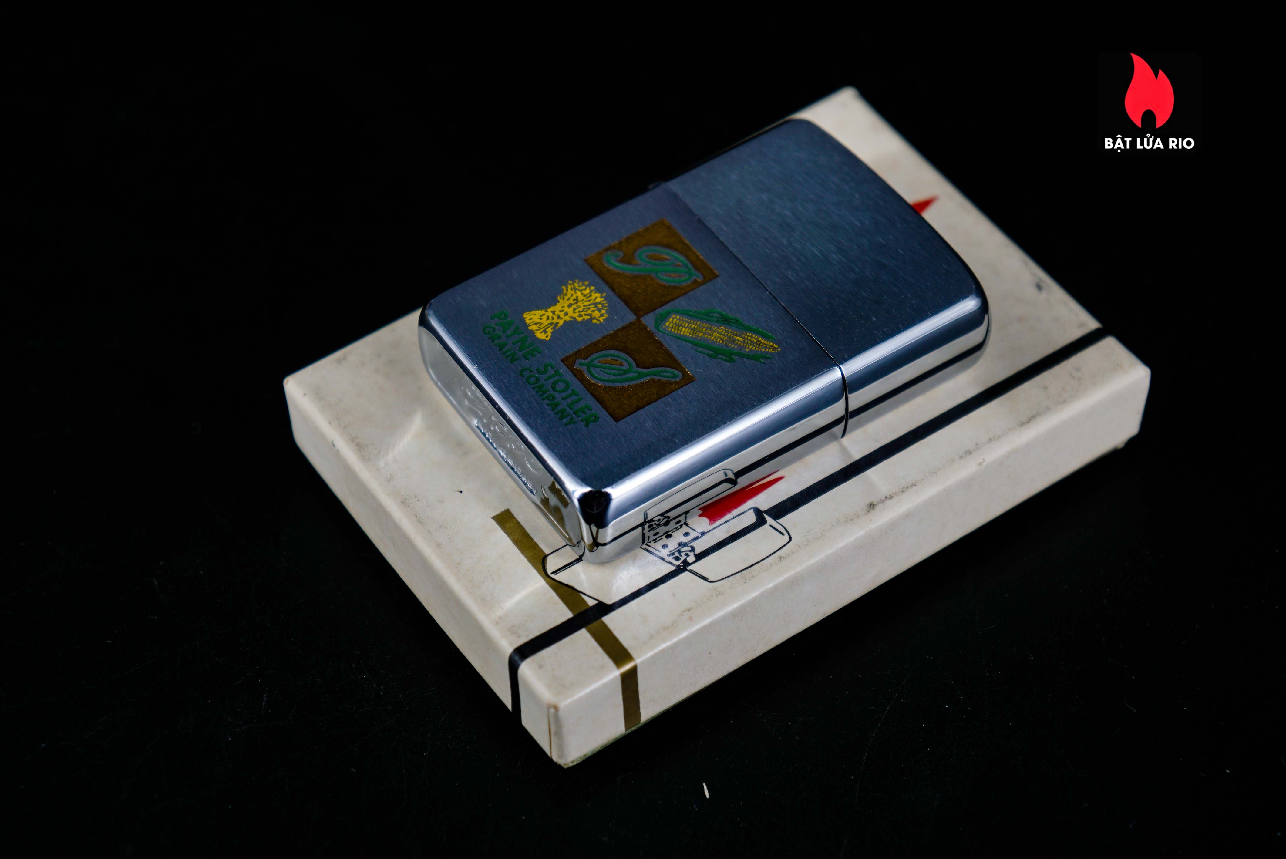 Zippo Xưa 1963 – Payne Stotler Grain 4